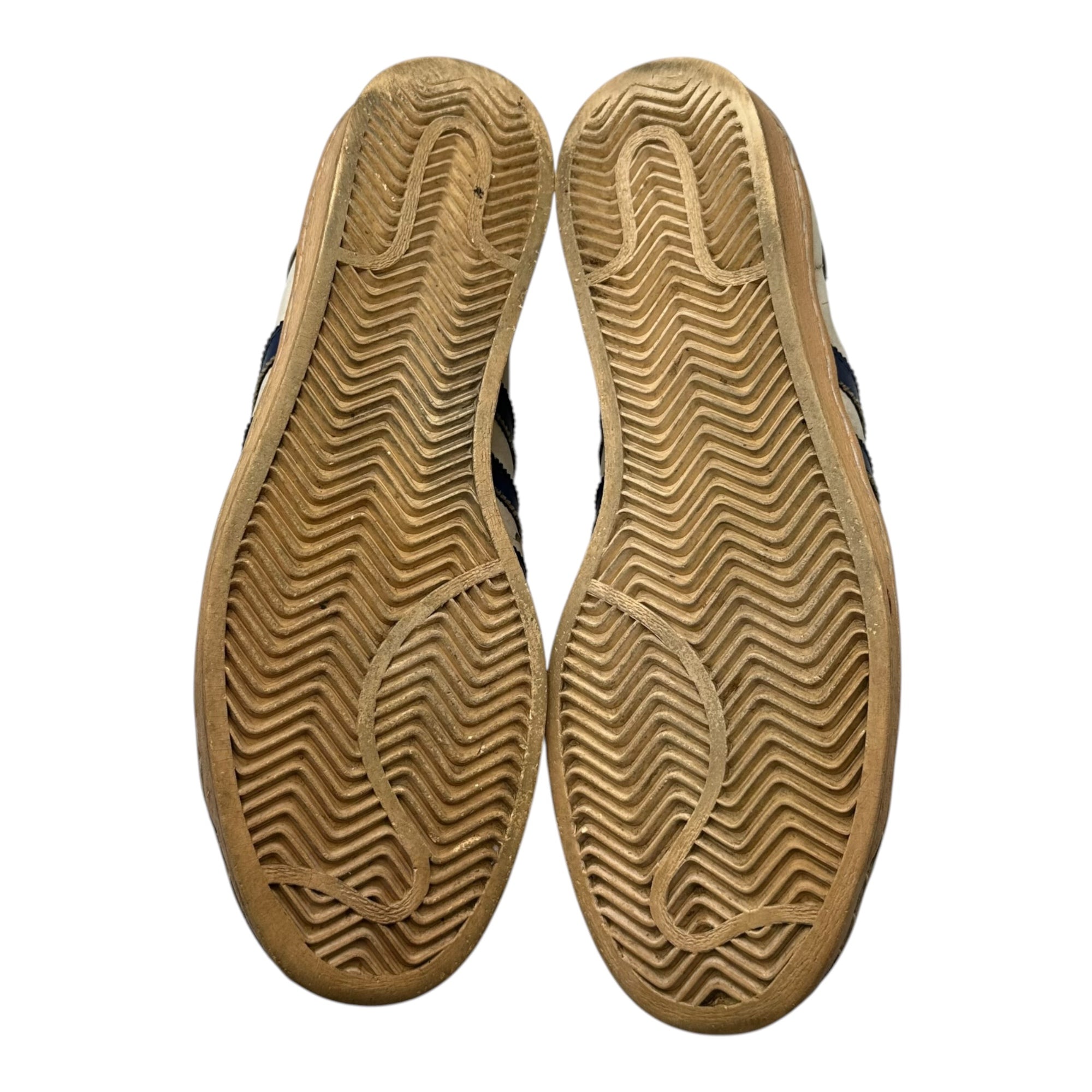 adidas(アディダス) 80's SUPER STAR Low-cut sneakers 80年代 ローカット スーパースター ローカット スニーカー 11 1/2(29.5cm程度) ホワイト×ネイビー 稀少 フランス製