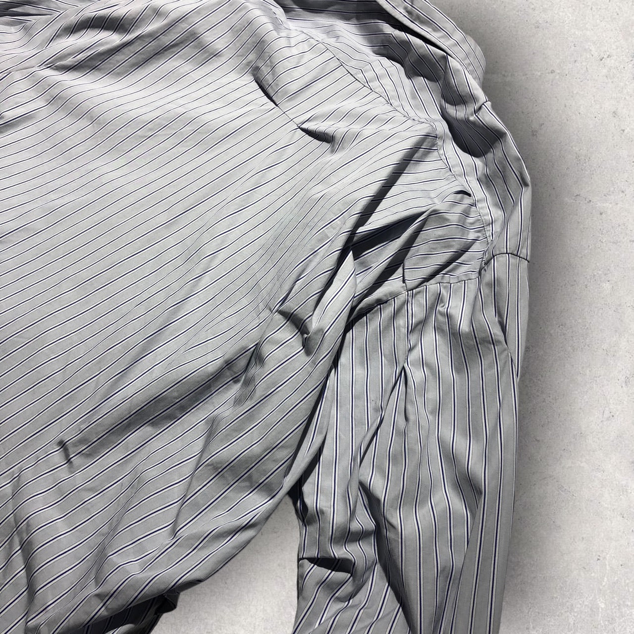 N.HOOLYWOOD × Thomas Mason(エヌハリウッド×トーマスメイソン) RANDOM TACKEDSHIRT 1201-SH06-043 38(M程度) ブルー コンパイルライン