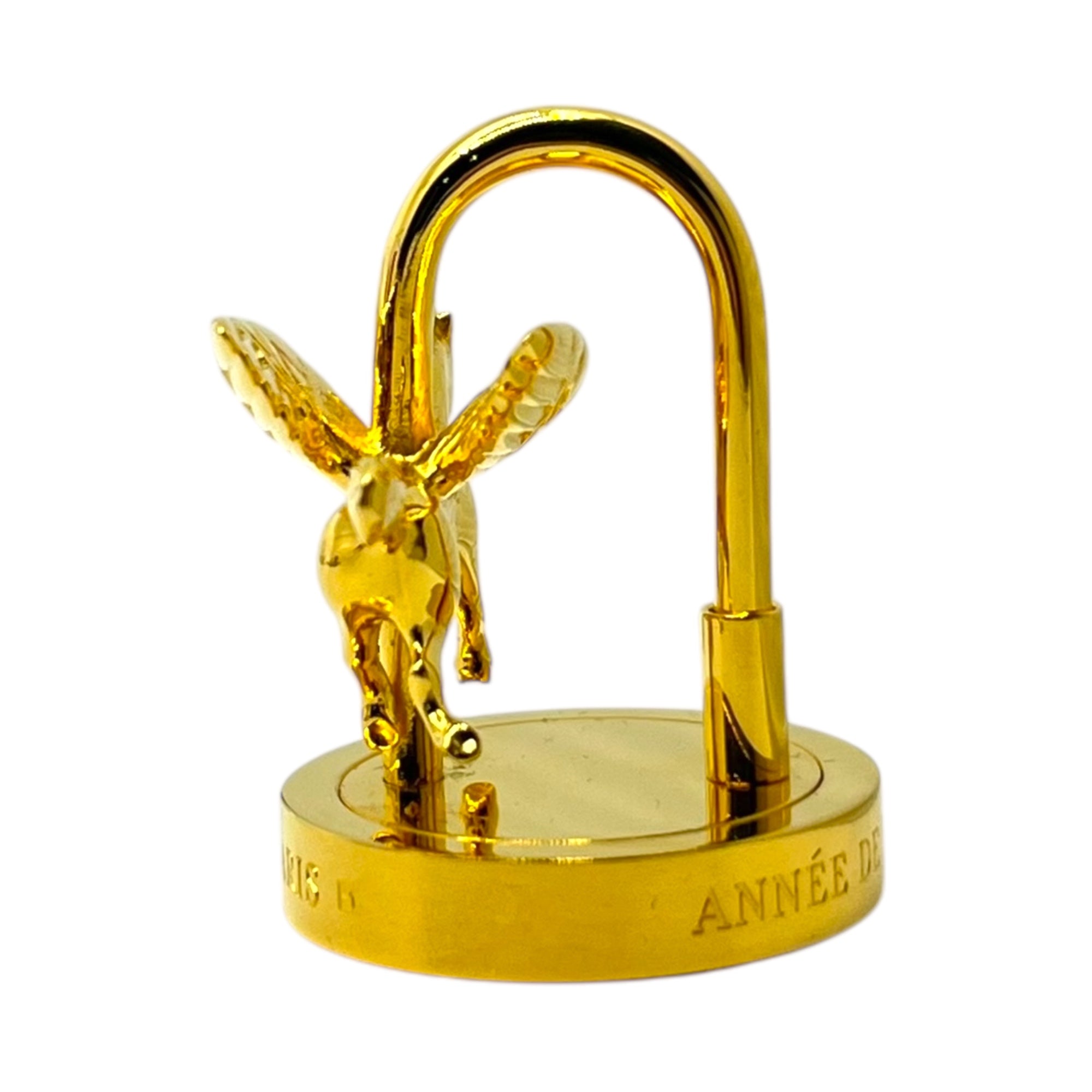 HERMES(エルメス) 2007年限定 Pegasus Cadena Charm アーネダンス ペガサス カデナ チャーム 年間テーマ 「Entrez Dans la Danse!」 ダンス ゴールド 箱付 ペンダントトップにも 可動式