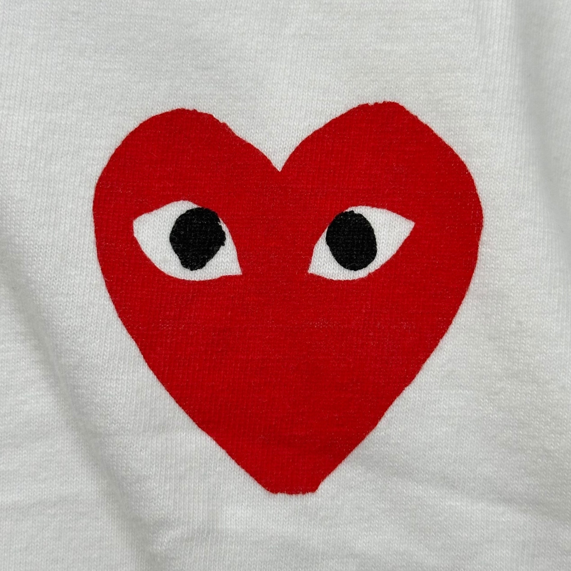PLAY COMME des GARCONS×THE NORTH FACE(プレイコムデギャルソン×ザノースフェイス) W Name Heart Logo T-Shirt ダブル ネーム ハート ロゴ Tシャツ AE-T202 S ホワイト AD2020