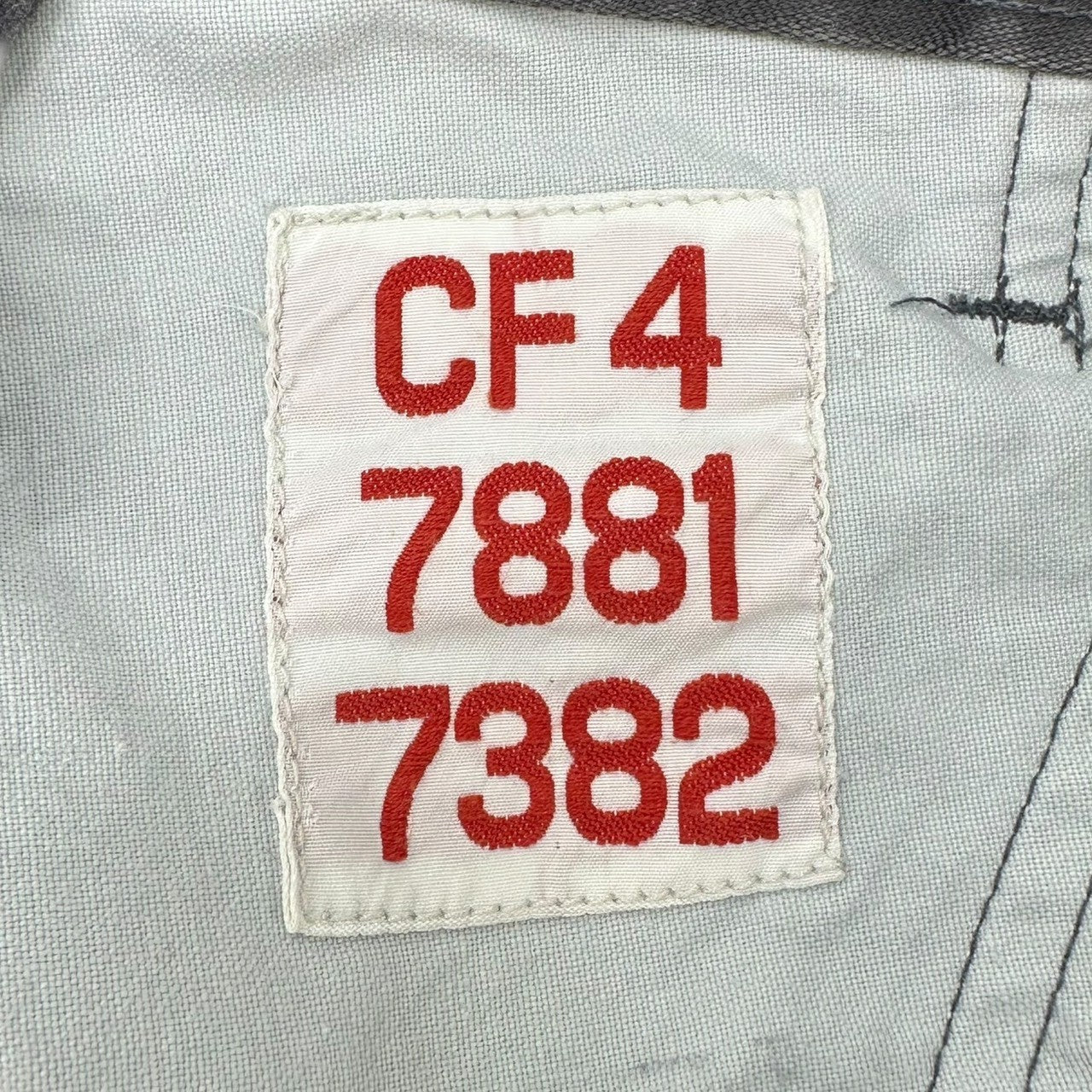 Denmark Military(デンマーク軍) 70's M-71 Combat Pants 前期 コンバット パンツ CF4 7881 7382 表記無(W約94cm) グレー 70's カーゴ ダブルニー ミリタリー