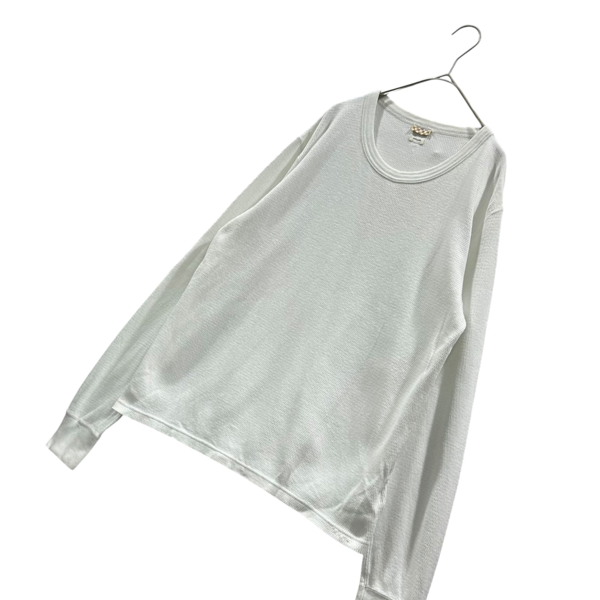 VISVIM(ビズビム/ヴィズヴィム) 2019AW SUBLIG THERMAL CREW 3-PACK L/S サブリグ サーマル クルーネック ロングスリーブ 長袖 カットソー 0119205009006 2 ホワイト Tシャツ