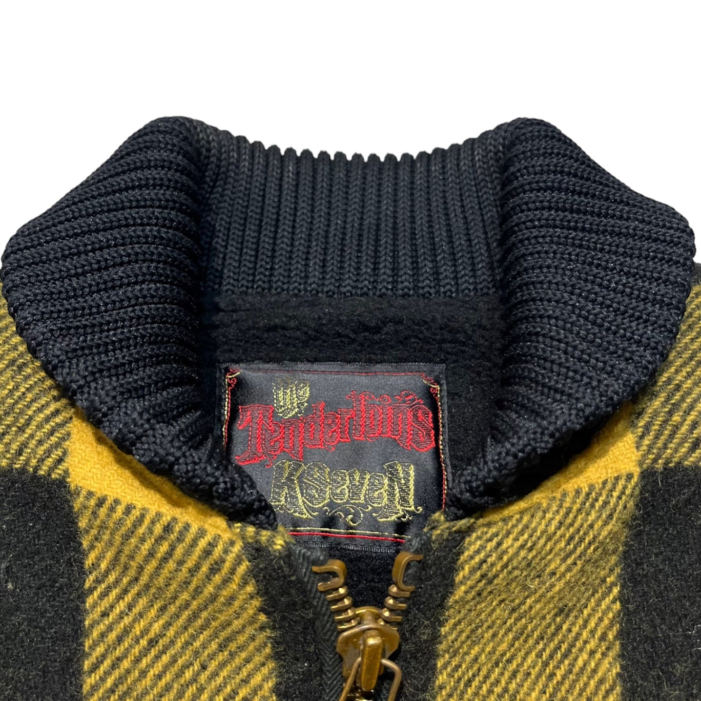 TENDERLOIN(テンダーロイン) 00's T-LAMBERJACK JKT ティーランバージャック ジャケット 2000年代後半 チェーンステッチ S イエロー×ブラック 廃番ブランド