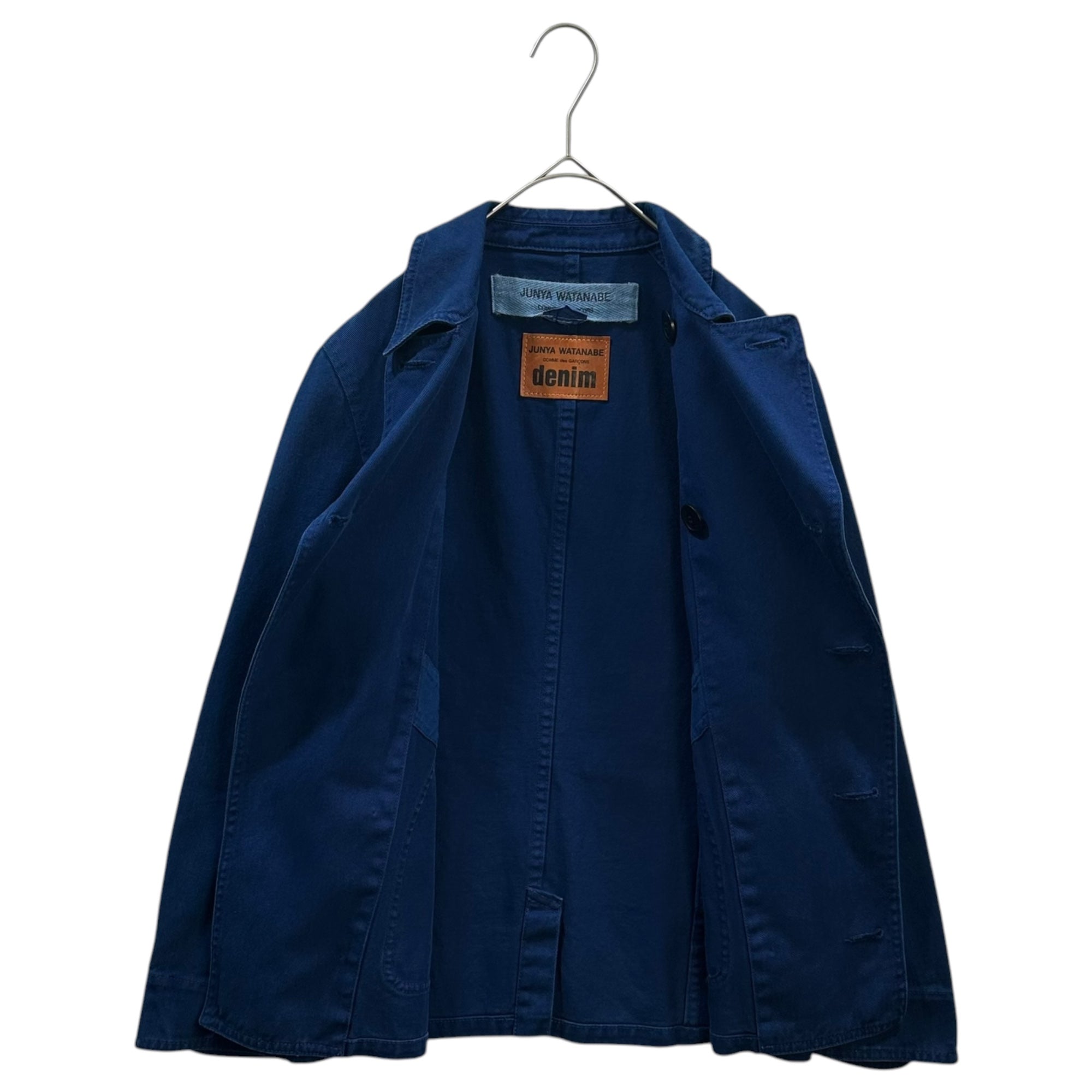 JUNYA WATANABE COMME des GARCONS(ジュンヤワタナベコムデギャルソン) 13SS Pre-dyed Double-Breasted Cotton Work Jacket 製品染め ダブルブレスト コットン ワーク ジャケット JK-J202 S ブルー denim AD2012
