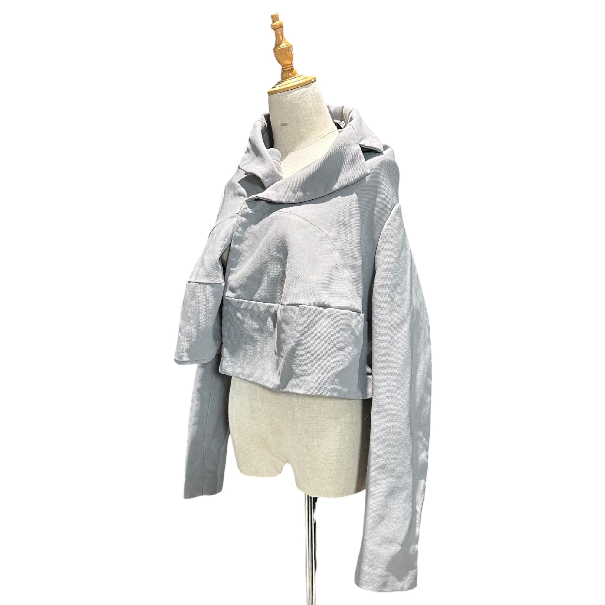 COMME des GARCONS(コムデギャルソン) 23SS Esther Shrink-Resistant Deformed Over Jacket エステル 縮絨 変形 オーバー ジャケット GK-J030 S グレー AD2022