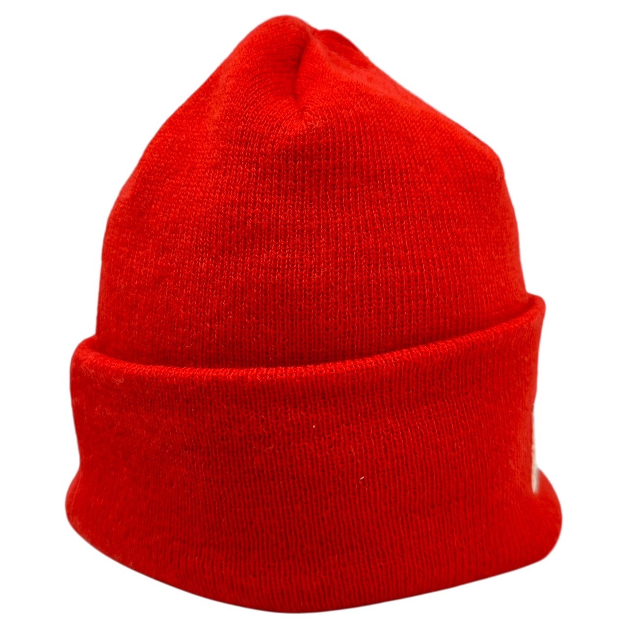 NEW ERA x Fragment Design(ニューエラ × フラグメント デザイン) Patch Logo Knit Cap パッチ ロゴ ニット帽 レッド×ホワイト