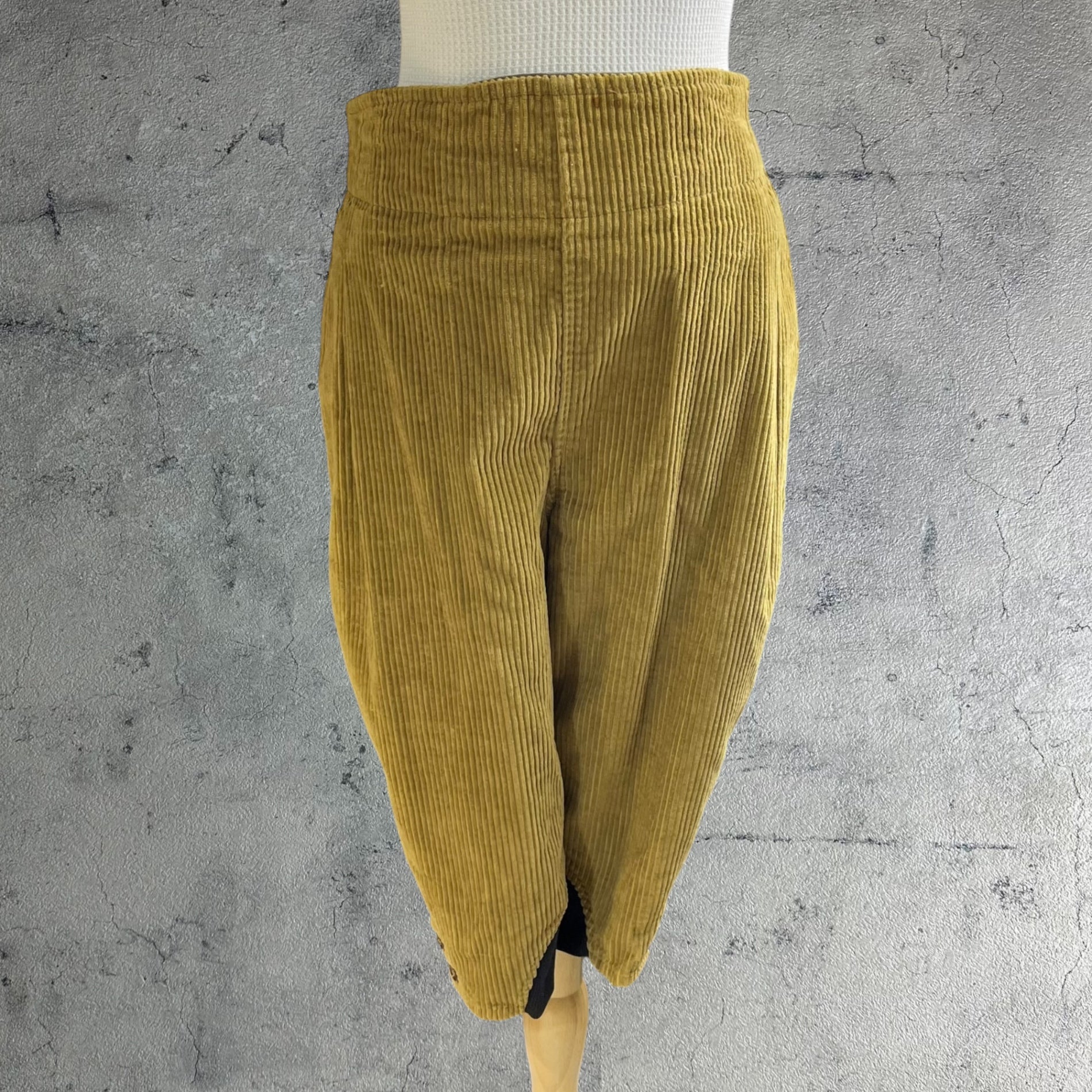 Euro vintage(ヨーロッパヴィンテージ) コーデュロイ素材のジョッパーズ切替パンツ M~L程度 ブラウン