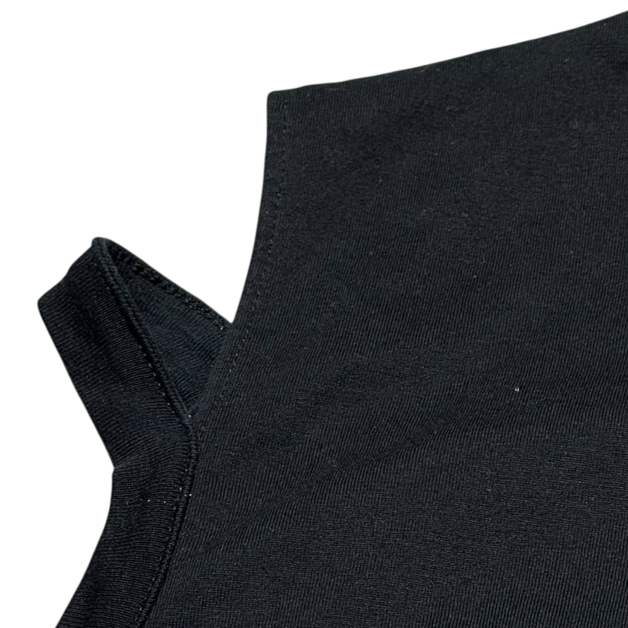 MAISON MARGIELA(メゾンマルジェラ) 18SS Asymmetry sleeve T-Shirt アシンメトリー スリーブ Tシャツ S51GC0393 M ブラック ①ライン 半袖