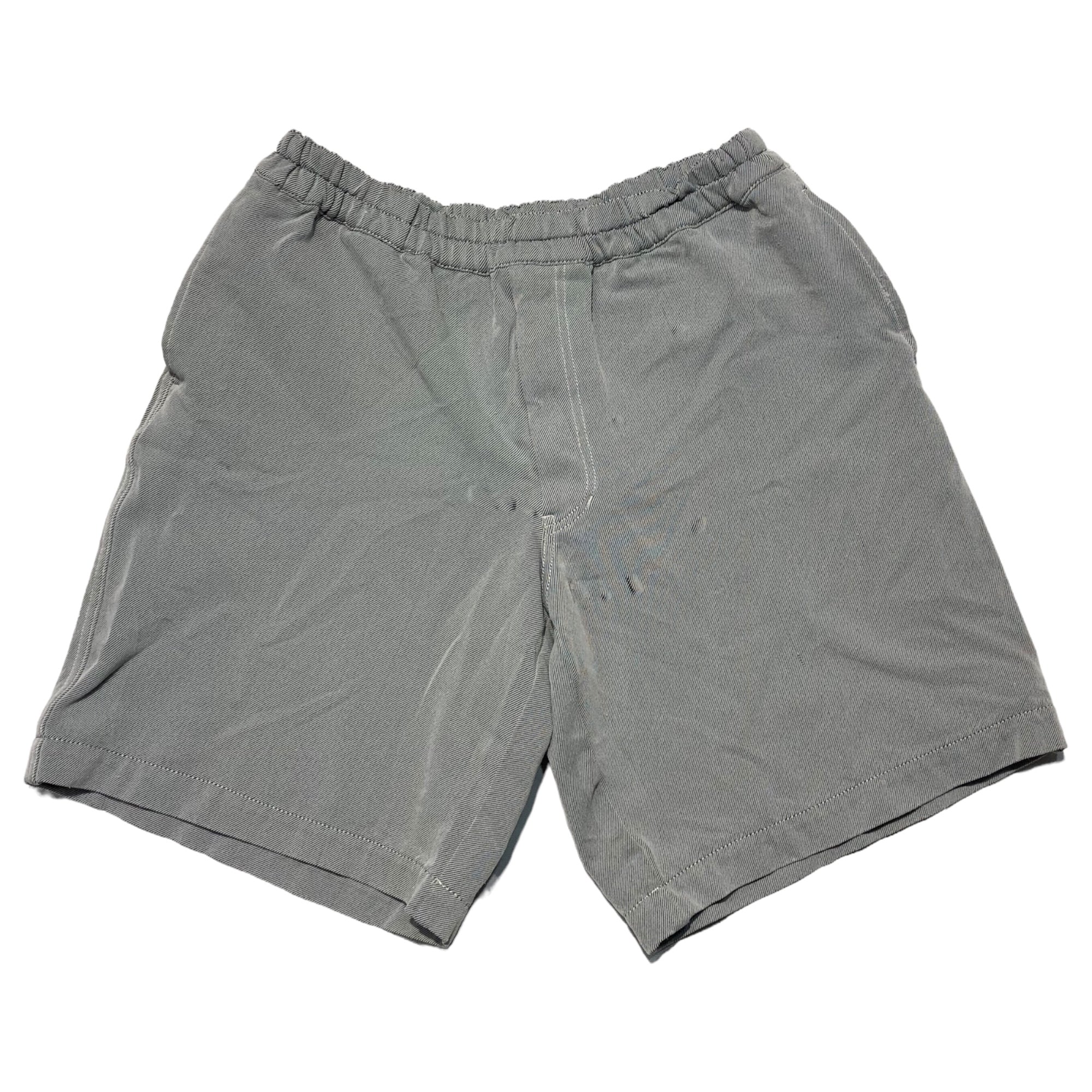 COMME des GARCONS HOMME PLUS(コムデギャルソンオムプリュス) 99AW Souvenir Kitsch Poly full length shorts ポリ縮絨 ハーフパンツ エルメス期 PP-10073M M グレー ショート ショーツ スーベニール キッチュ期