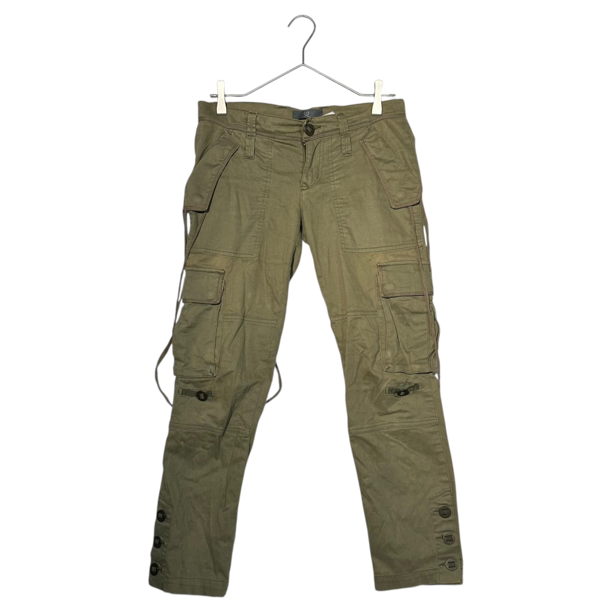 McQ(マックキュー) 00's Slim Parachute Pants 00年代 スリム パラシュート パンツ PRCQ-HA-1072 38(M) カーキ