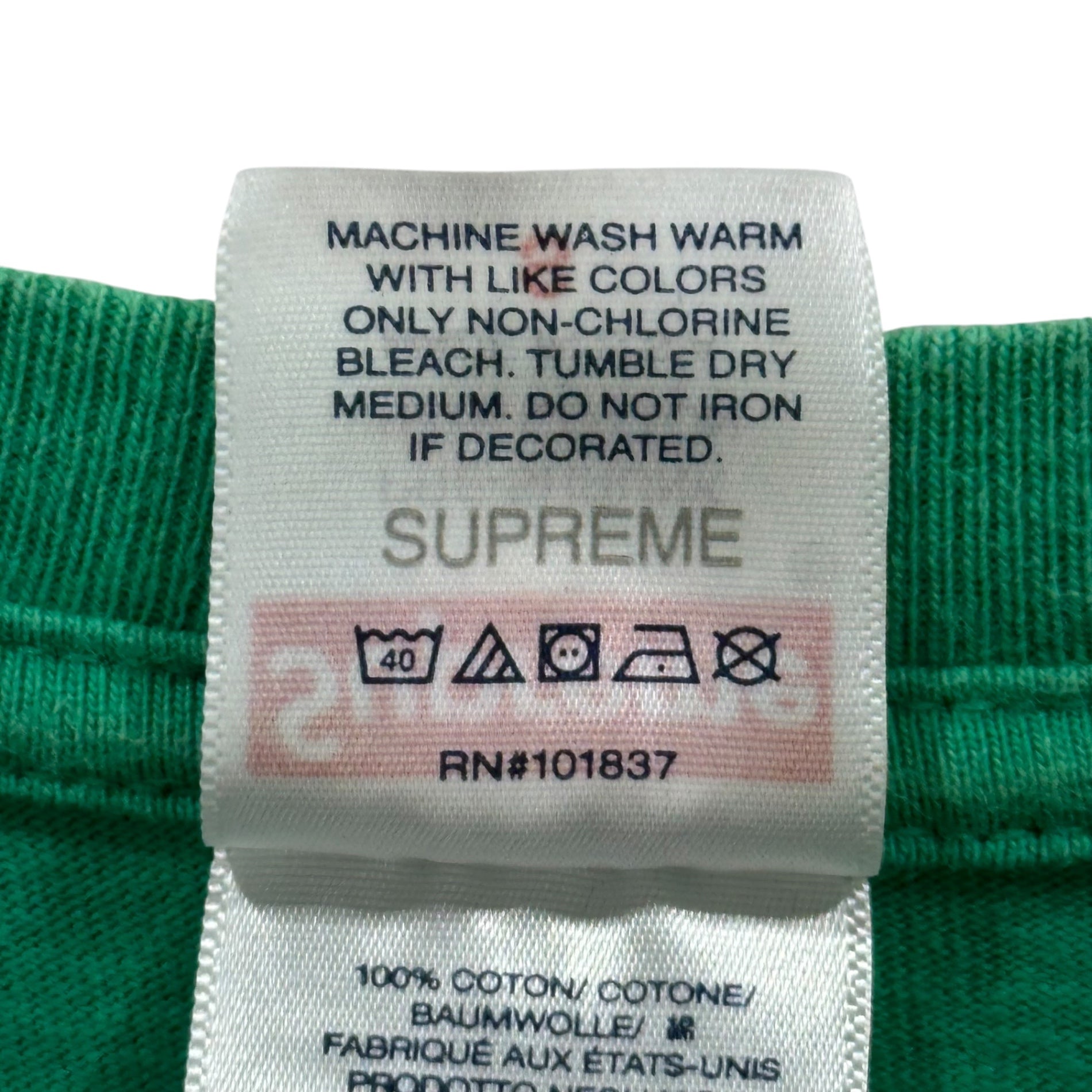 SUPREME(シュプリーム) 2023SS Trash Tee プリント Tシャツ S グリーン