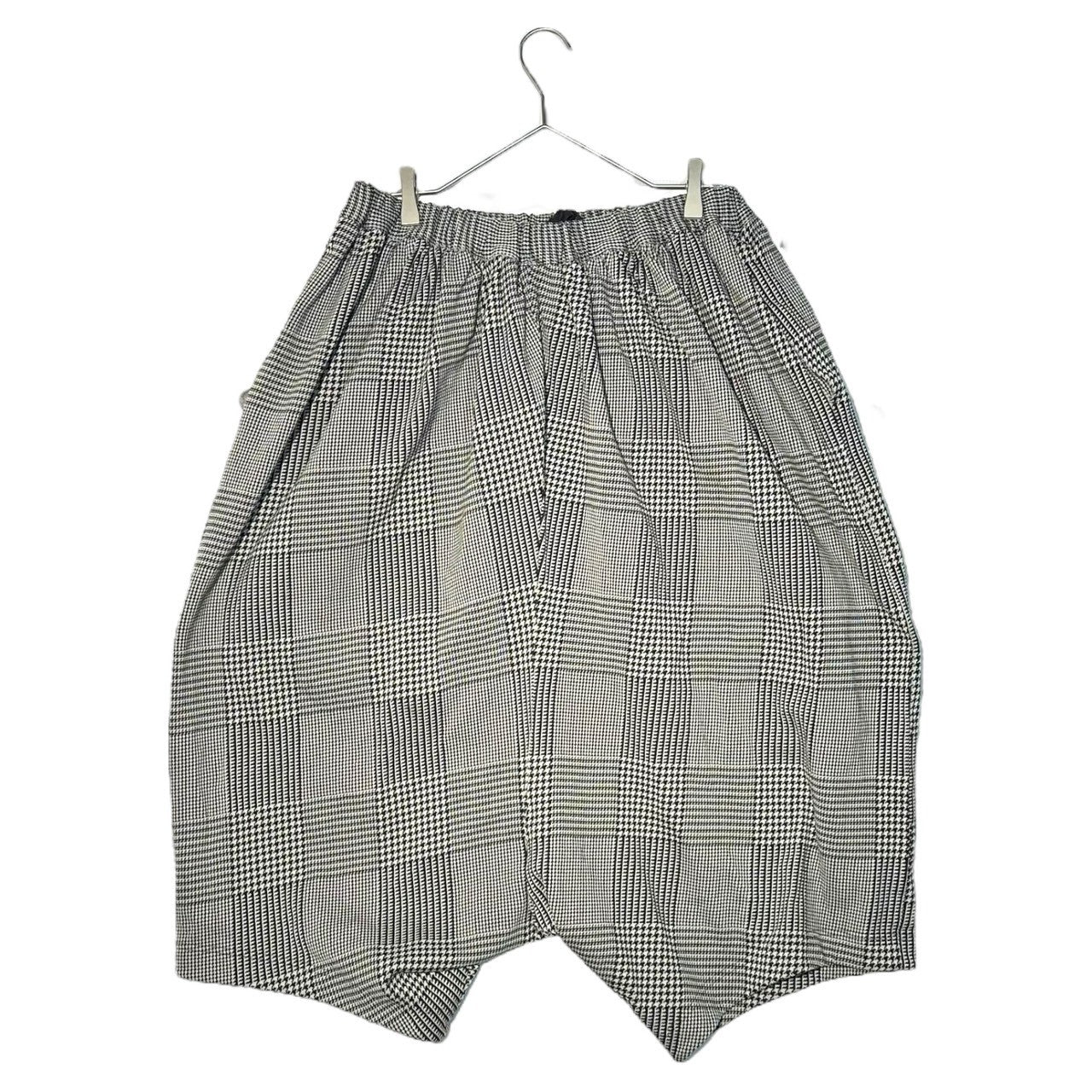 COMME des GARCONS COMME des GARCONS(コムデギャルソンコムデギャルソン) 12SS Houndstooth Sarouel Balloon Pants 千鳥格子 サルエル バルーン パンツ RI-P012 M グレー×ブラック AD2011