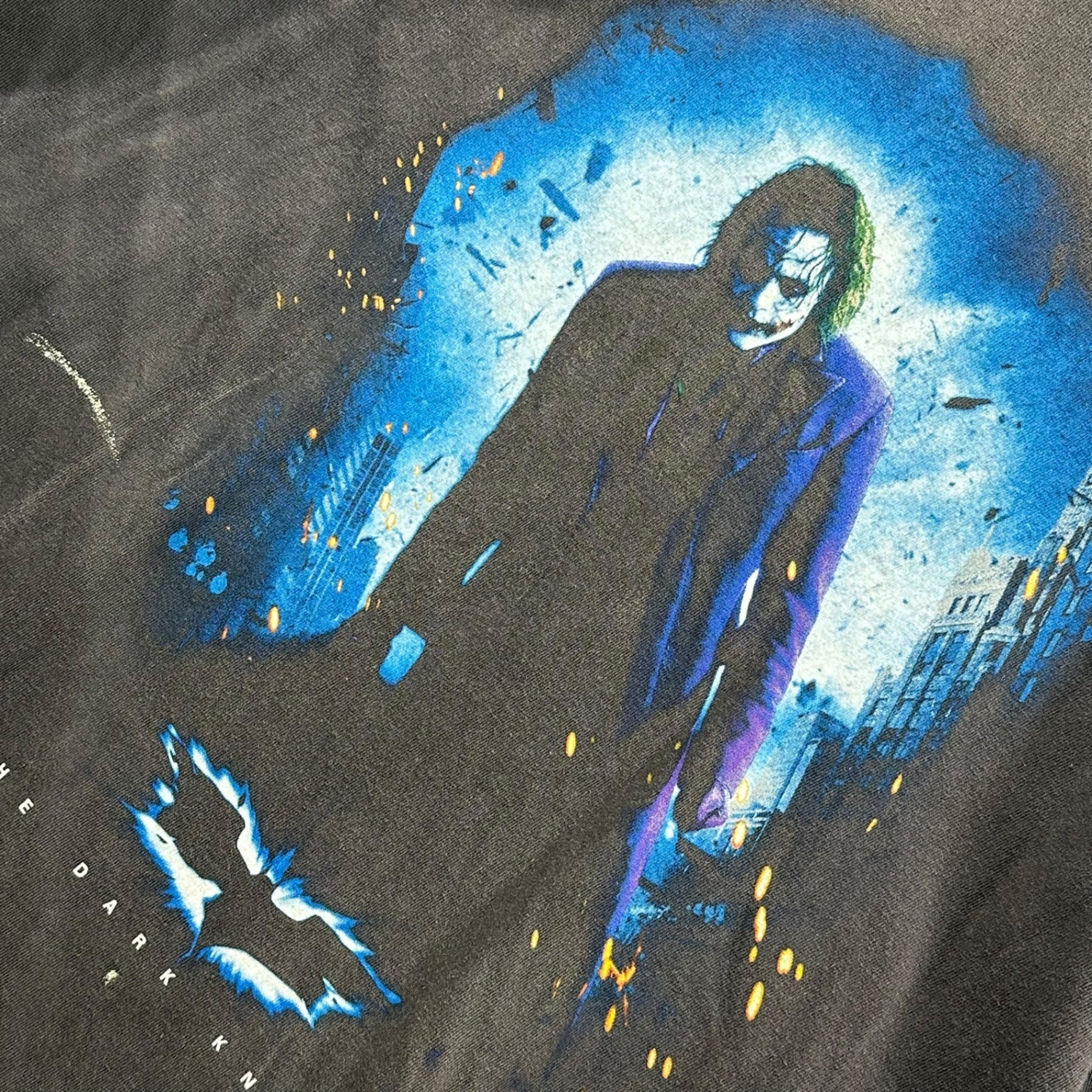 SAINT MICHAEL(セントマイケル) 25SS /BTM_SS TEE /DARK KNIGHT ジョーカー Tシャツ SM-HR-0000-C54 XXL ブラック