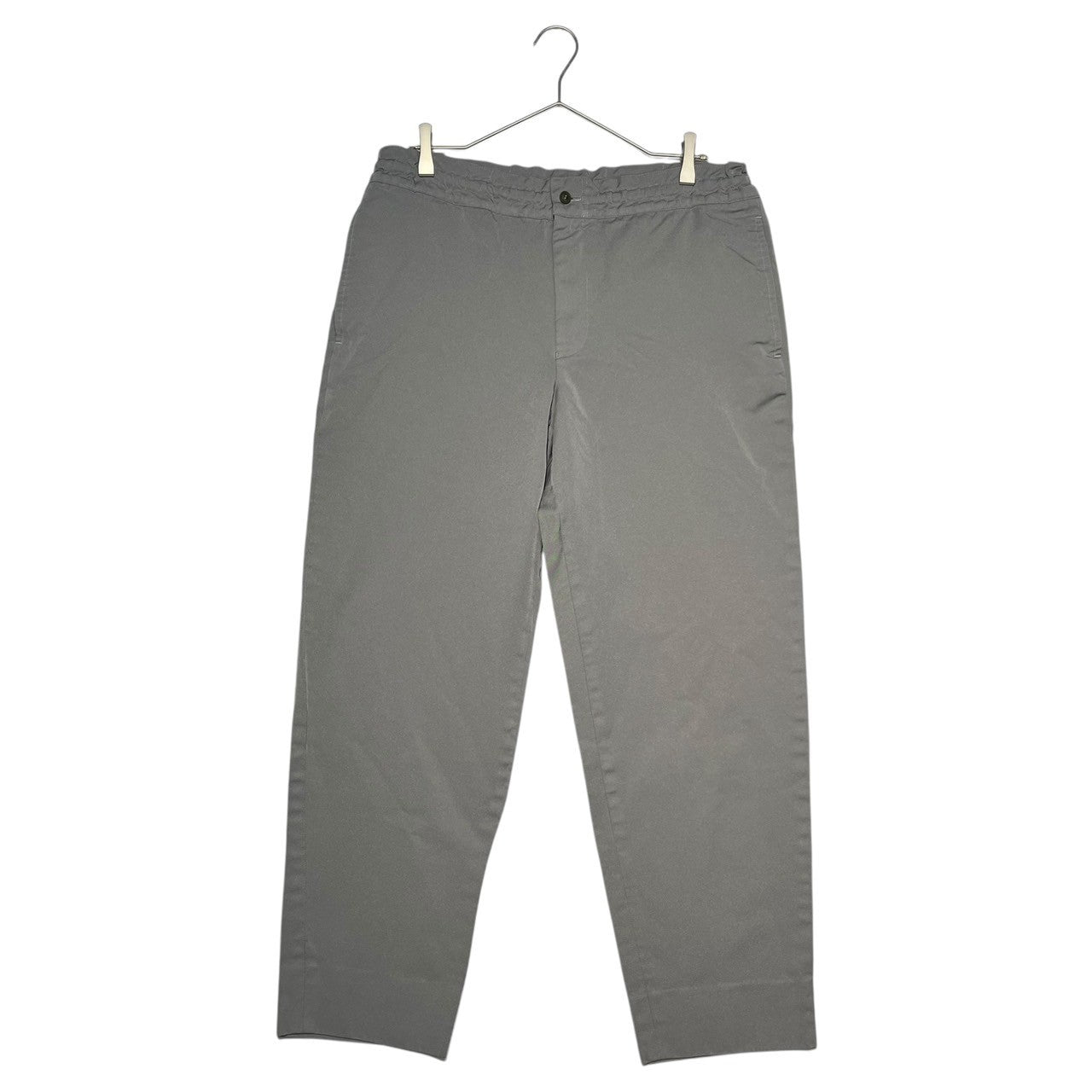 COMME des GARCONS HOMME PLUS(コムデギャルソンオムプリュス) 21SS Polyester crimp waist gathered tapered easy pants ポリエステル 縮絨 ウエスト ギャザー テーパード イージー パンツ PG-P057 S グレー AD2020