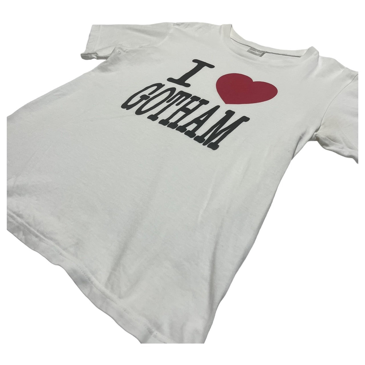 NUMBER (N)INE(ナンバーナイン) 02SSモダンエイジ期 I LOVE GOTHAM Tシャツ/本人期/ゴッサム ホワイト×レッド×ブラック SIZE 2(S) アーカイブ archive