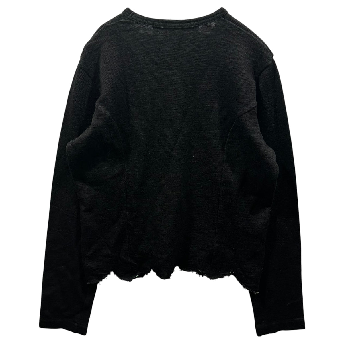 JUNYA WATANABE COMME des GARCONS(ジュンヤワタナベコムデギャルソン) Distressed glitter sweater デストロイ ラメ ニット 表記無(S程度) ブラック