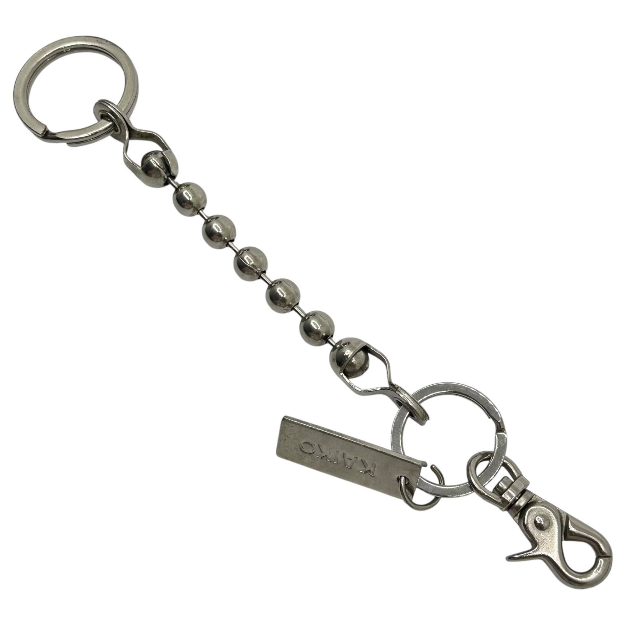 KAIKO(カイコー) BALL KEY CHAIN FTW ボール キーチェーン シルバー キーホルダー キーリング