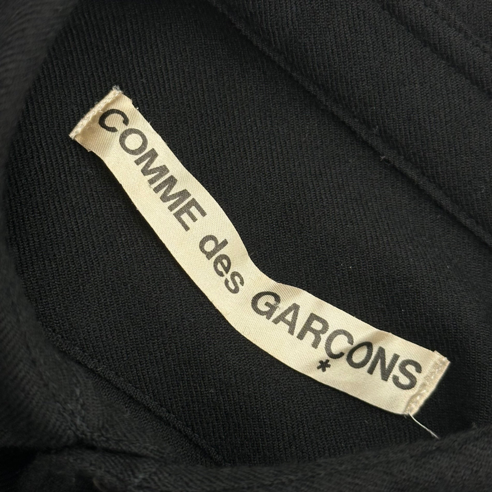 COMME des GARCONS(コムデギャルソン) 80's Knit Lace Patch Wool L/S Shirt 80年代 ニット レース パッチ ウール 長袖 シャツ ブラック×レッド ヴィンテージ 稀少アイテム