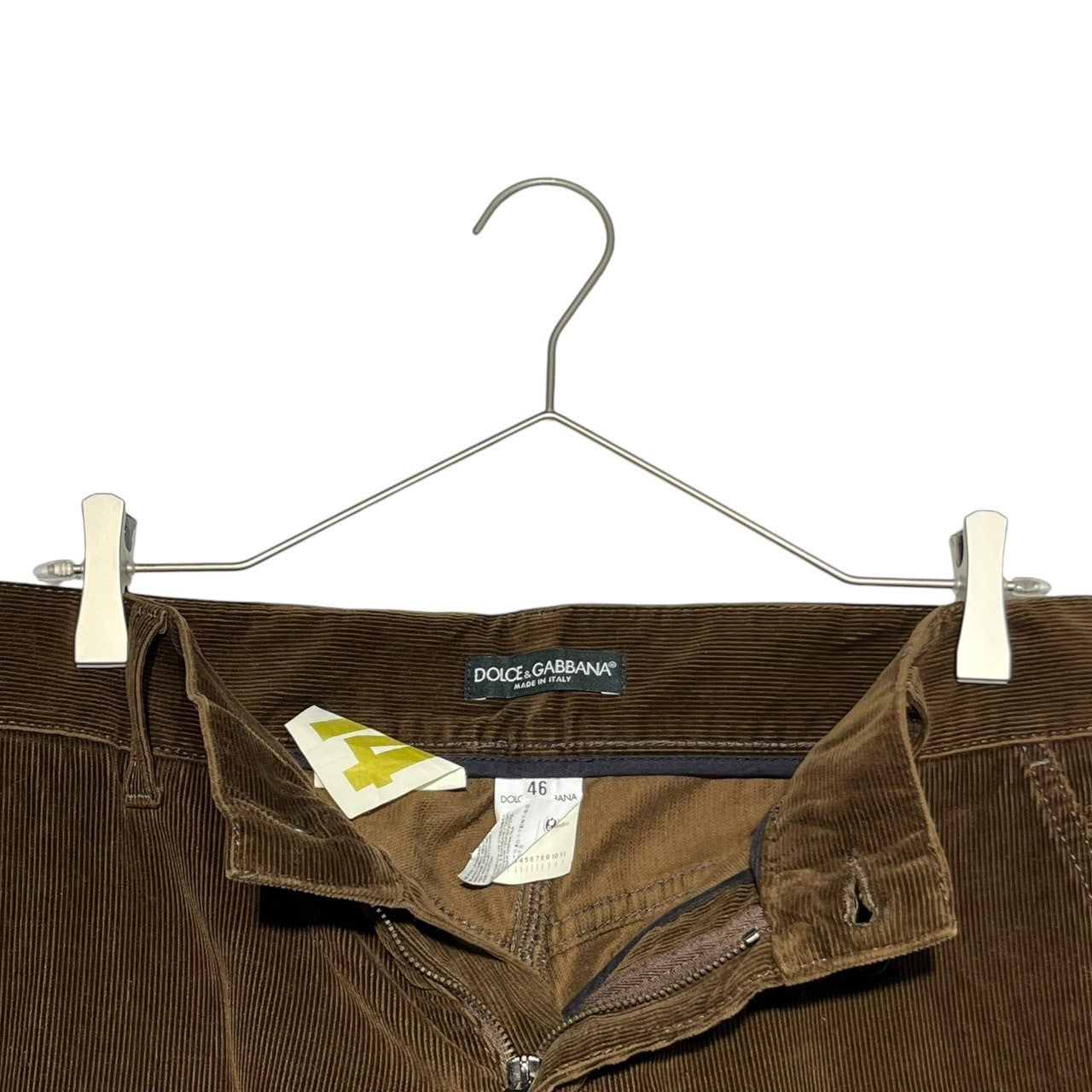 DOLCE&GABBANA(ドルチェ&ガッバーナドルガバ) Corduroy pants コーデュロイ パンツ HQ0101 TNVBZ 46(M程度) ブラウン