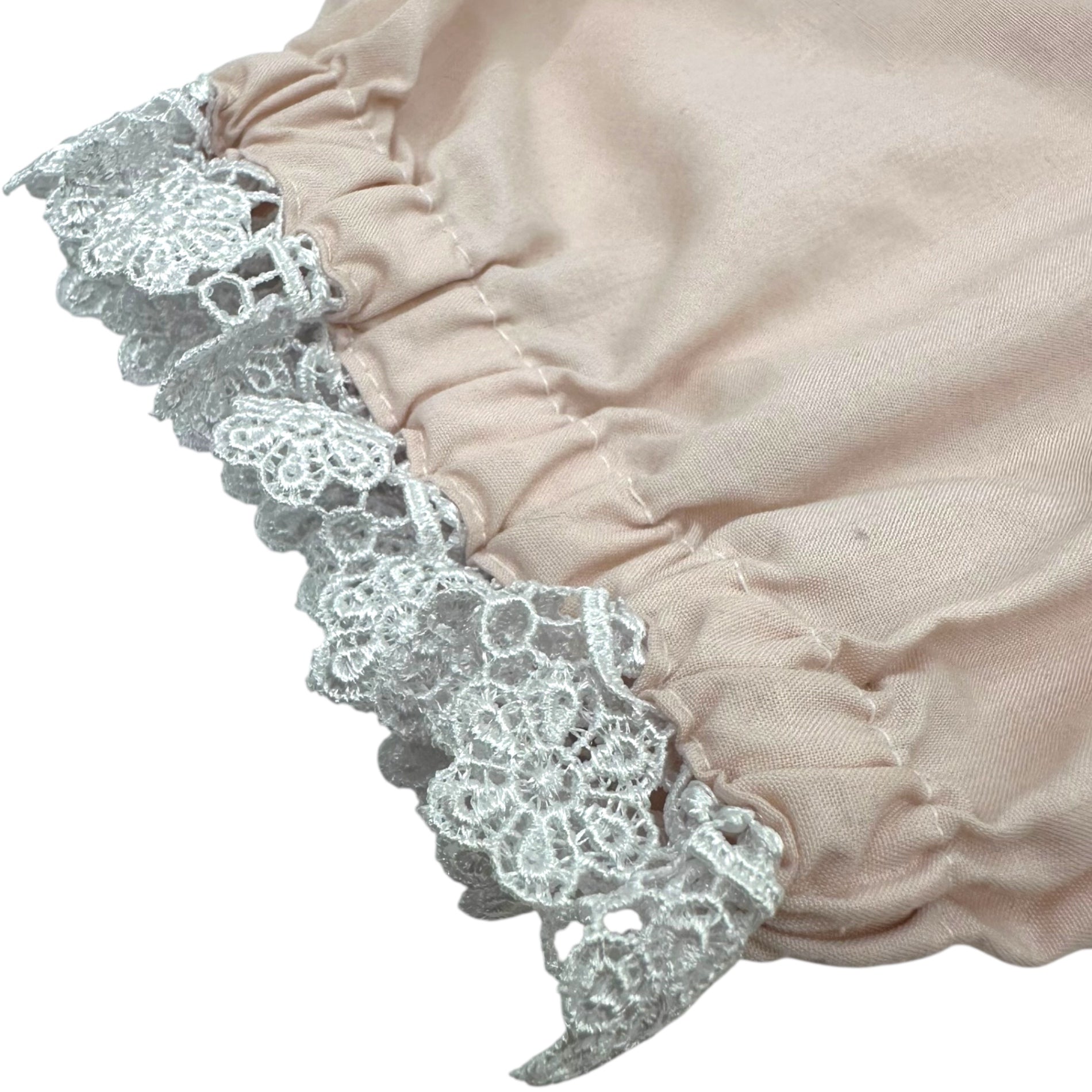 VINTAGE(ヴィンテージ) puff sleeve shortblouse パフスリーブなショートブラウス 後染め ピンク