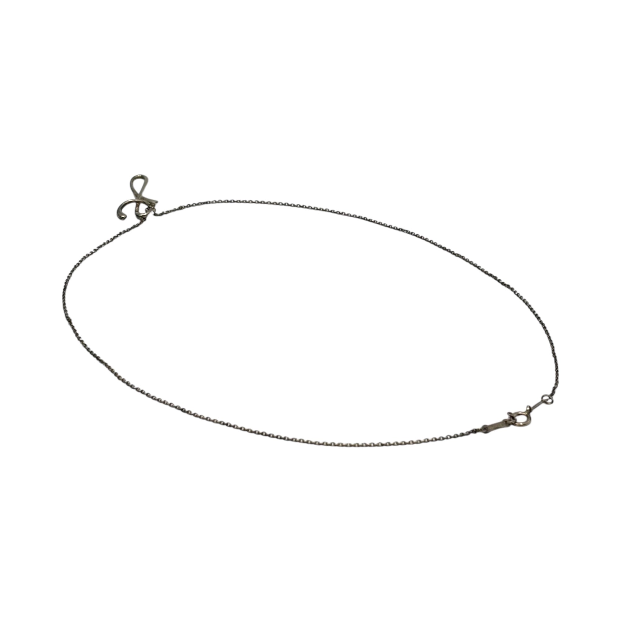 TIFFANY & CO.(ティファニー) Alphabet Initial “Y” Top Necklace アルファベット イニシャル 「Y」 トップ ネックレス