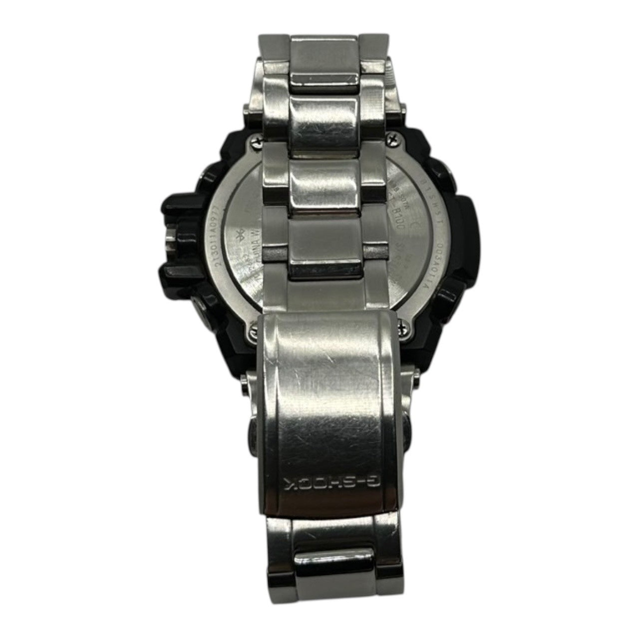 CASIO(カシオ) G-SHOCK G-STEEL Bluetooth 腕時計 GST-B100-1AJF シルバー
