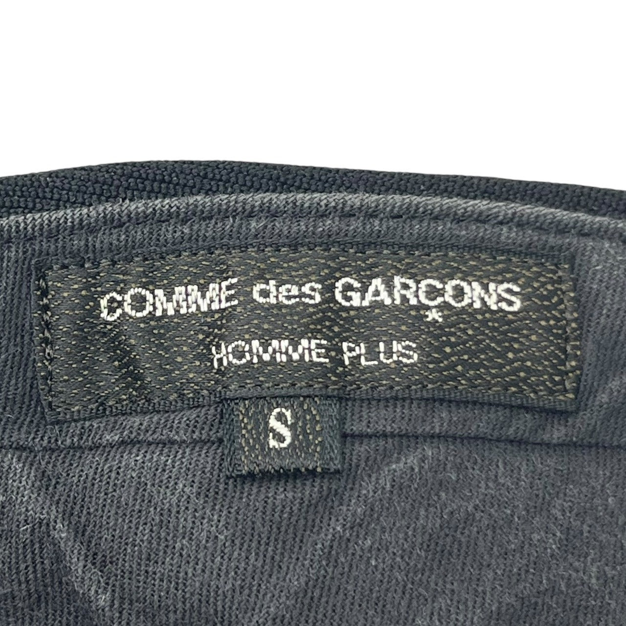 COMME des GARCONS HOMME PLUS(コムデギャルソンオムプリュス) 99AW Souvenir Kitsch stitche pants スーベニールキッチュ期 ステッチ パンツ PP-04003S S ブラック AD1999 通称エルメス期