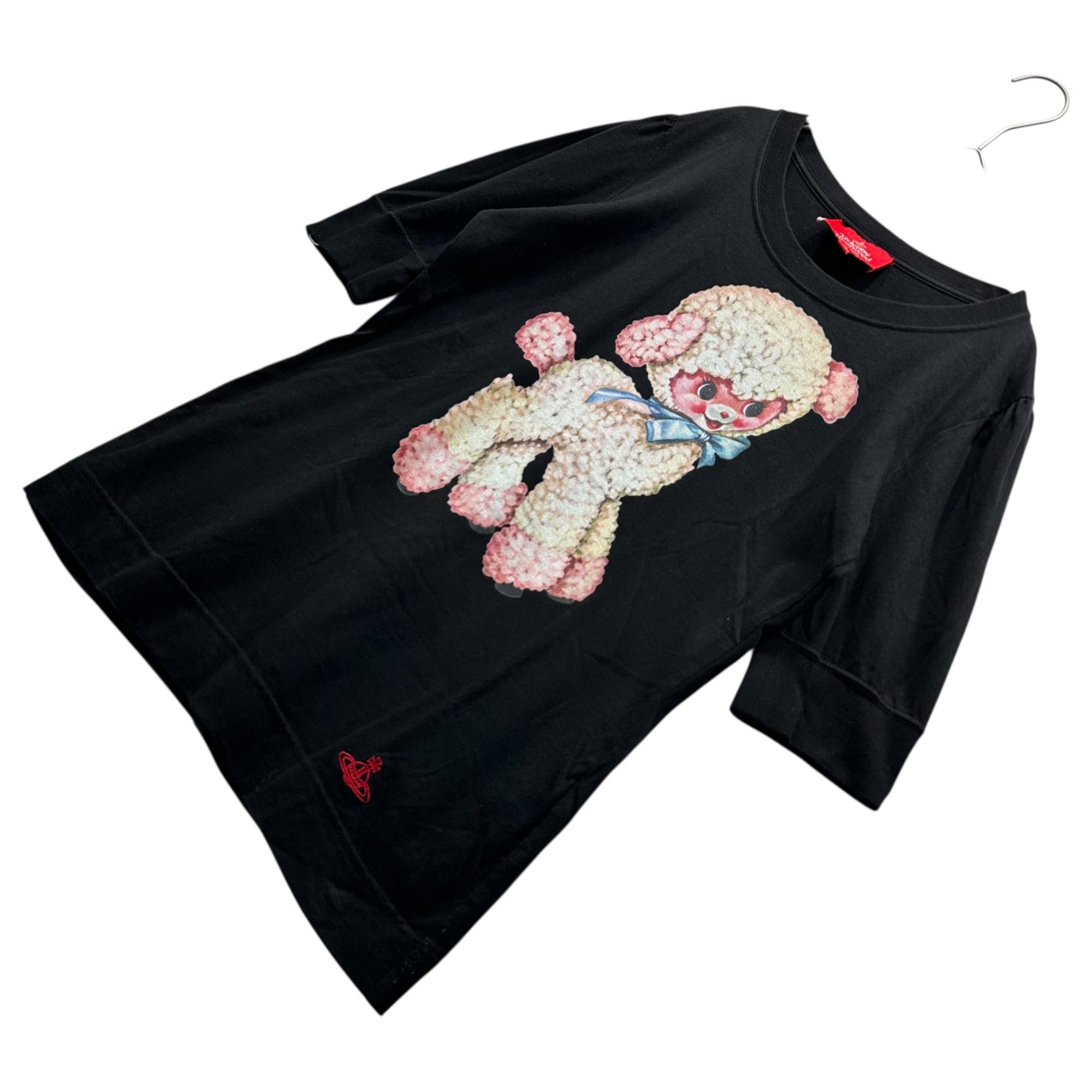 Vivienne Westwood RED LABEL(ヴィヴィアンウエストウッドレッドレーベル) Sheep Print Short-Sleeve T-Shirt 羊 プリント 5分袖 Tシャツ 17-12-331014 00 ブラック