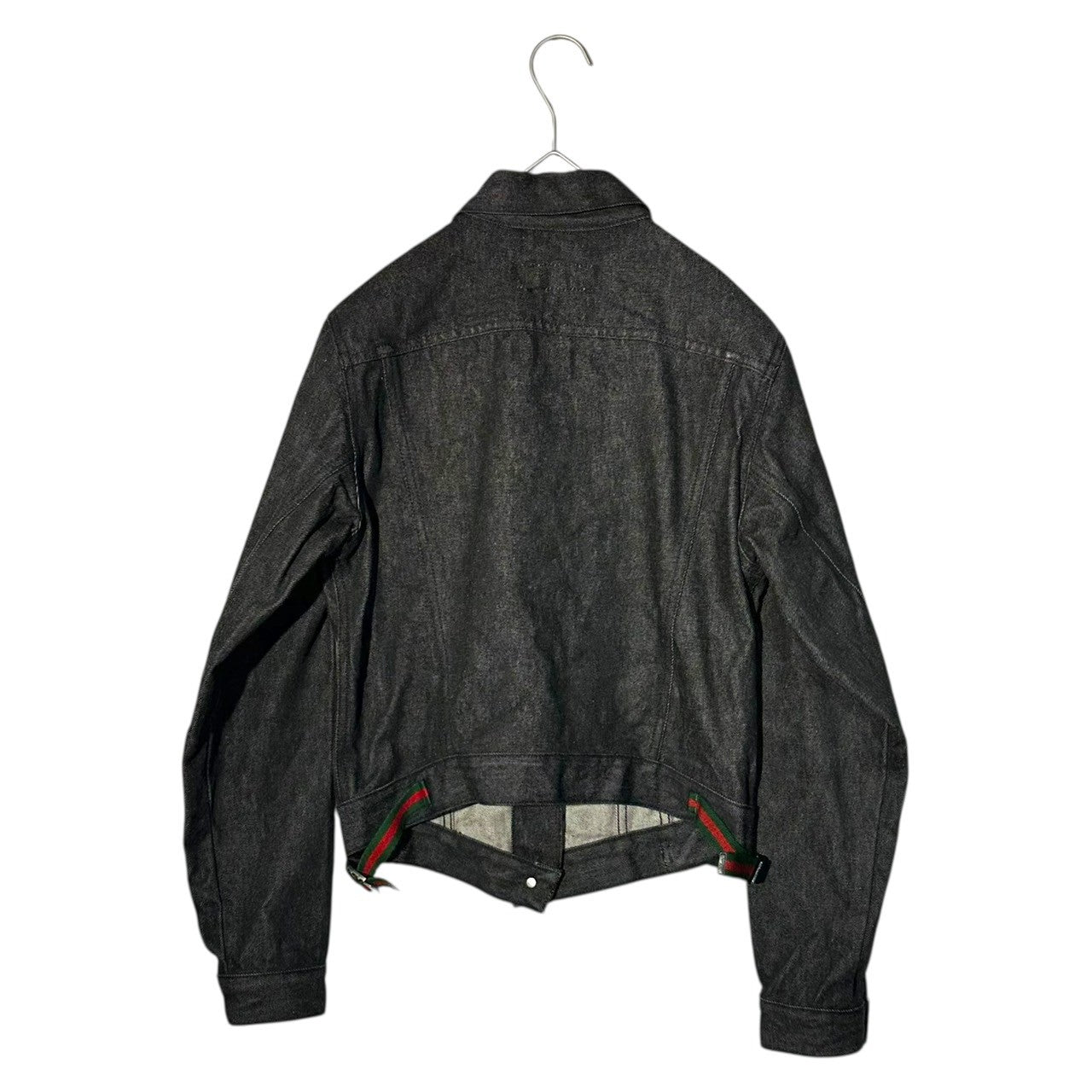 GUCCI(グッチ) Tom Ford Period Sherry Line Cotton Black Denim Jacket トムフォード期 シェリーライン コットン ブラック デニム ジャケット 207-1059-7169 42(L程度) ブラック