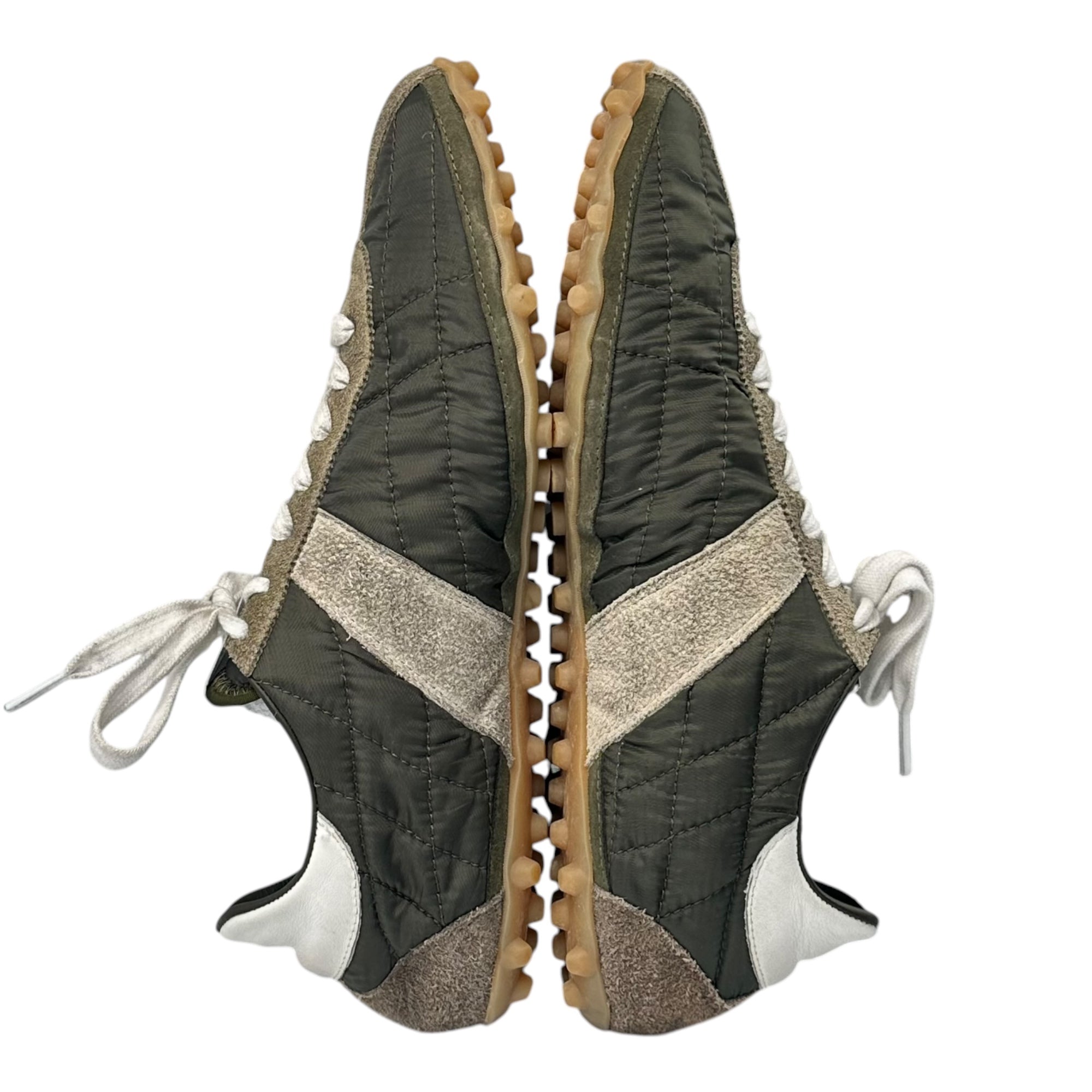 MAISON MARGIELA(メゾンマルジェラ) 25AW SPRINTERS LOW TOP スプリンターズ ローカット スニーカー S57WS0514 41 ダークグリーン×ホワイト