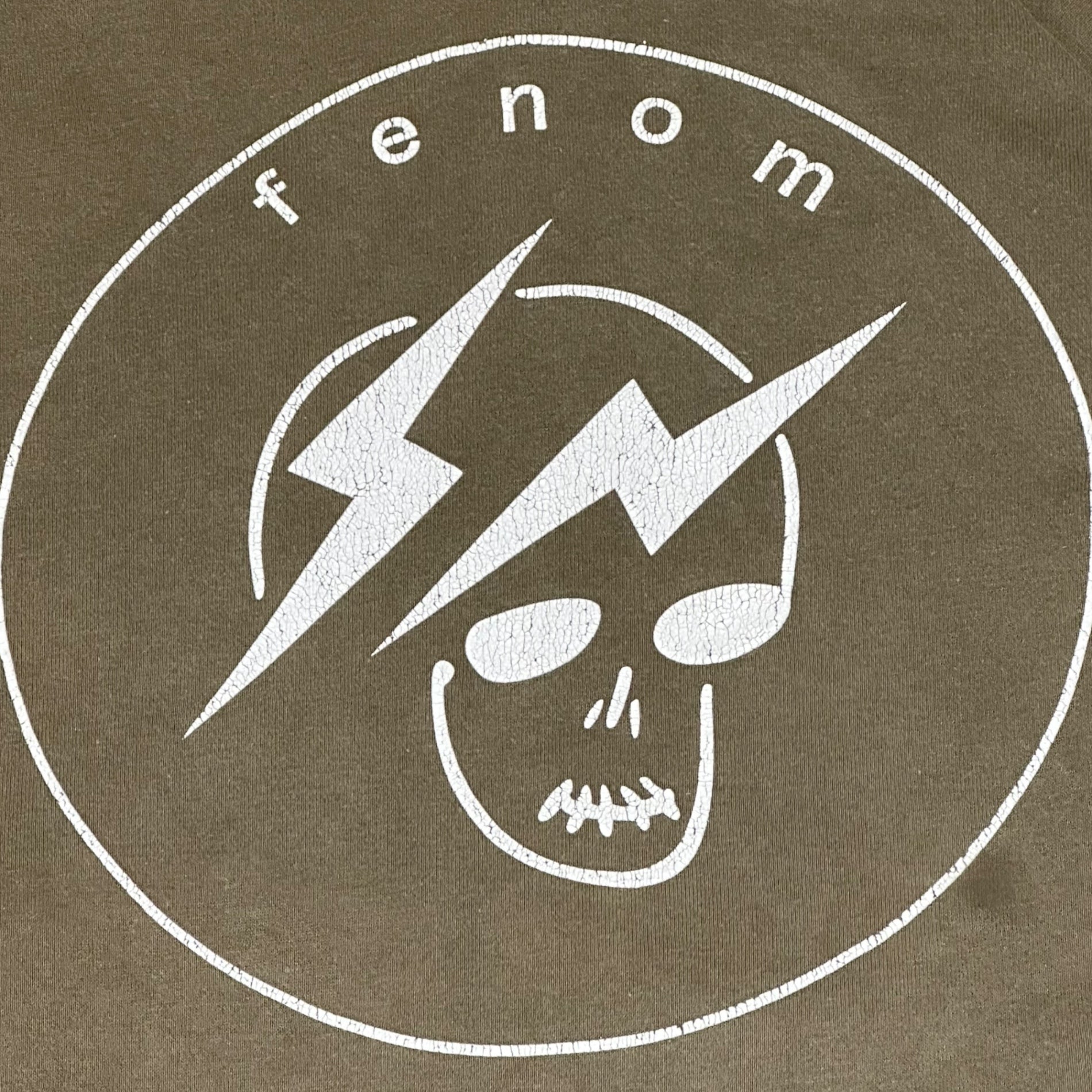 Levi's Fenom(リーバイスフェノム) Fragment Lightning Skull Print Pullover Hoodie フラグメント ライトニング スカル プリント プルオーバー パーカー FMT17-0003 M ブラウン