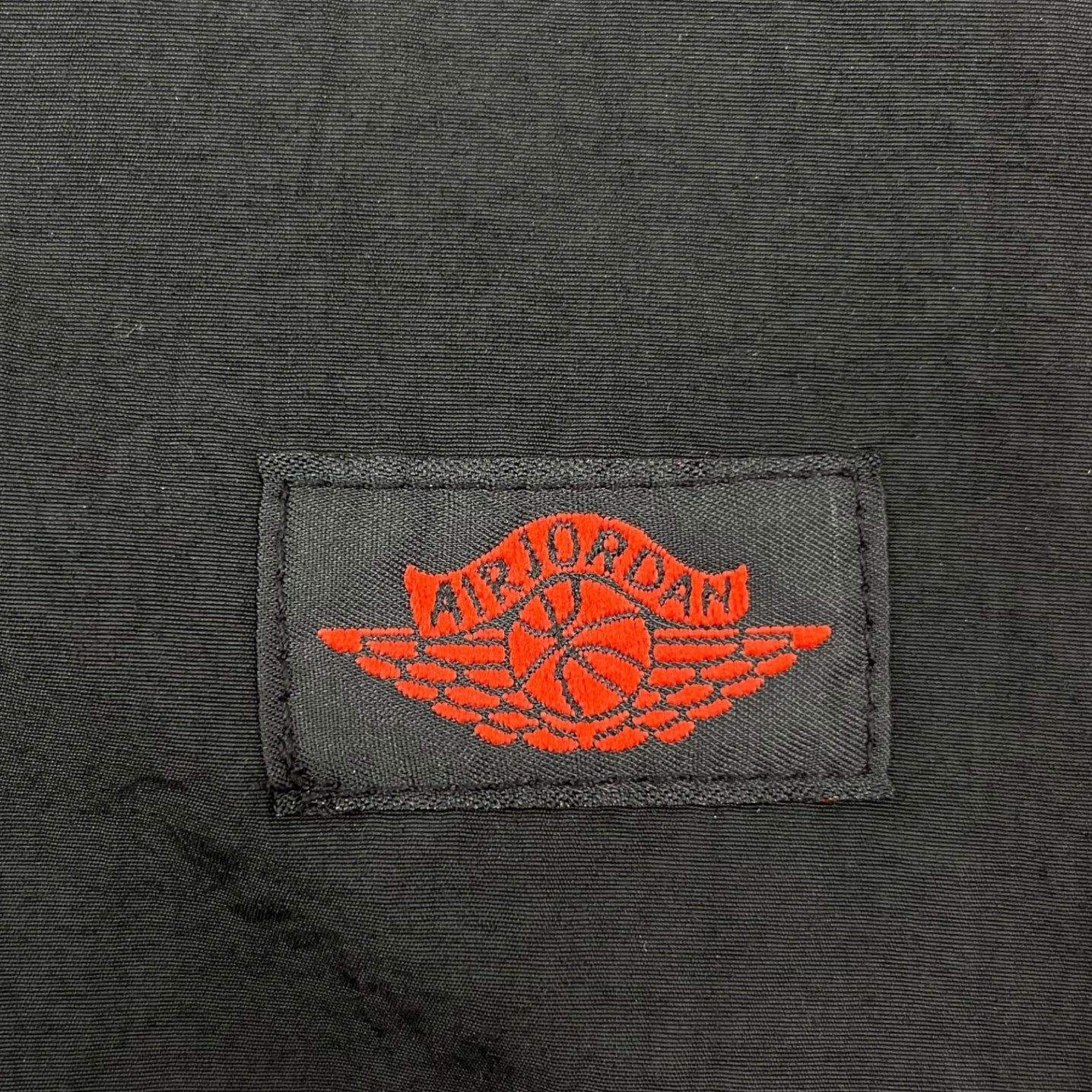 NIKE(ナイキ) 80's AIR JORDAN nylon jumpsuit ジョーダン ナイロン ジャンプスーツ 500KML-8/85 M ブラック×レッド 80年代 紺タグ ヴィンテージ デッドストック USA製 ブルズ マイケル ジョーダン