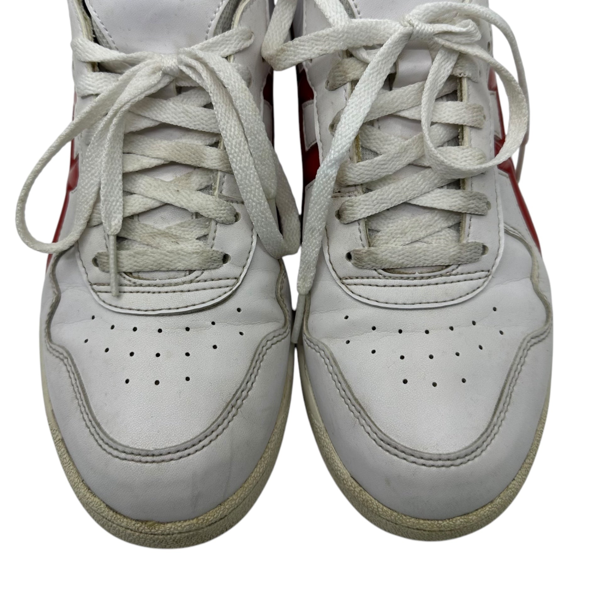 asics(アシックス) JAPAN L ジャパン エル 1191A270 26.5cm ホワイト×レッド ハイカット スニーカー シューズ