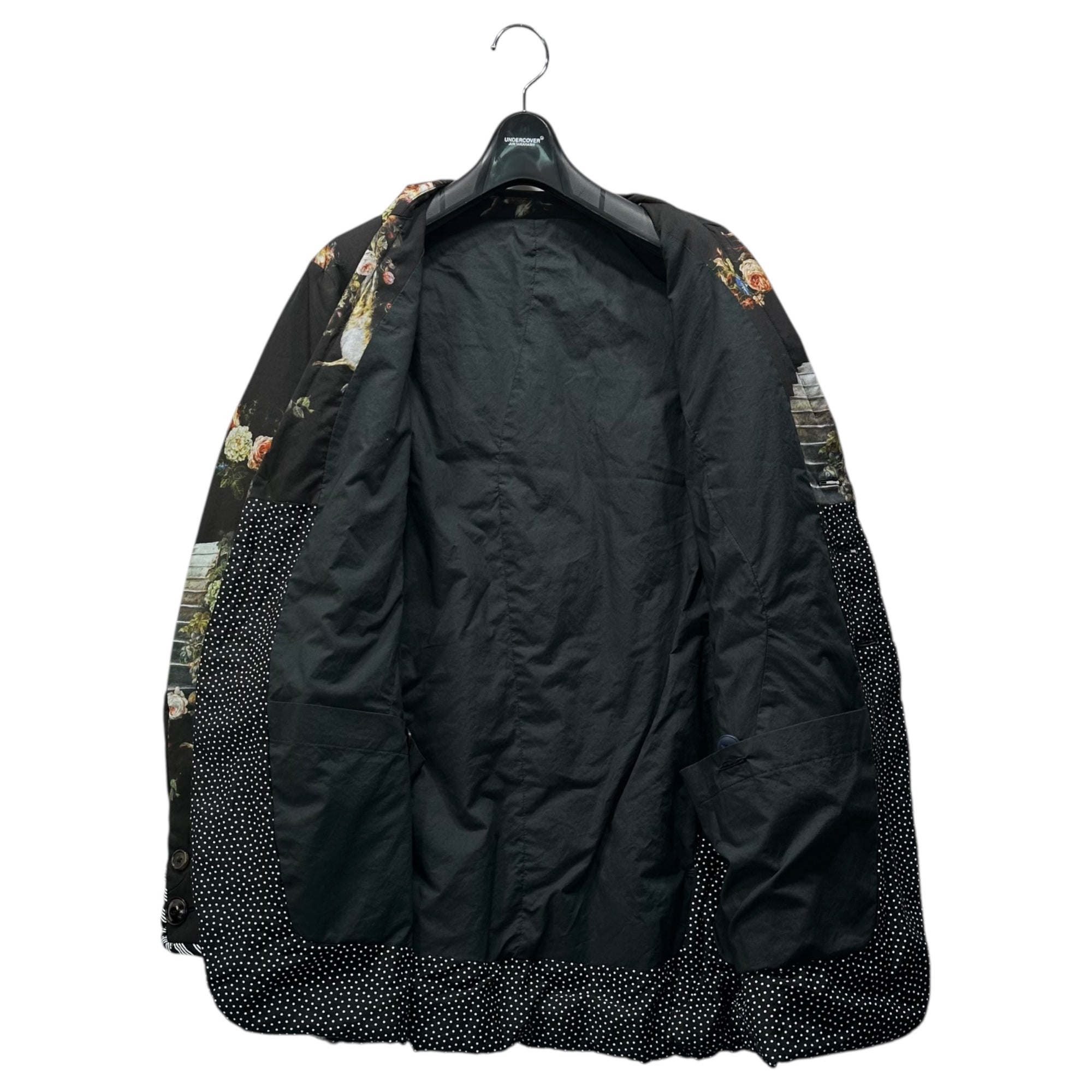 UNDERCOVER(アンダーカバー) 26SS But Beautiful 4.5 Floral Jacket バット ビューティフル フローラル ジャケット UC1F4101-1 3(L程度) ブラック×マルチカラー 参考定価176,000円(税込) 完売品