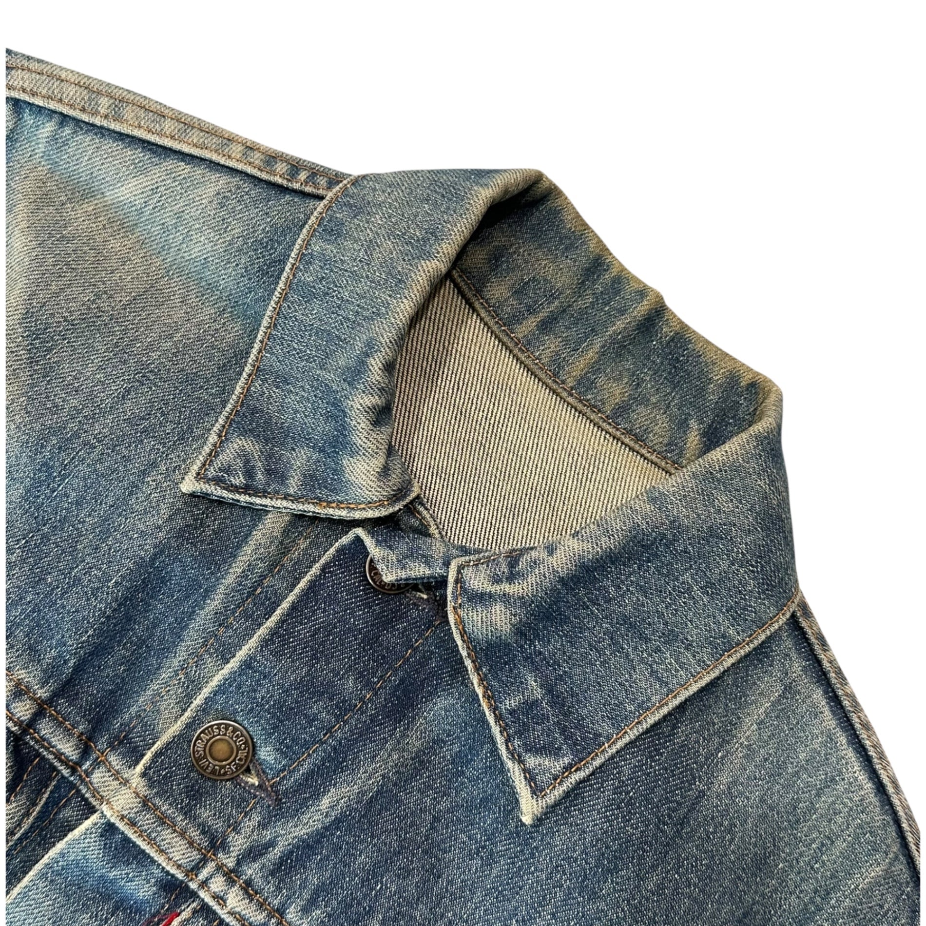 Levi's(リーバイス) 60's 70505 Tracker Denim Jacket 4th トラッカー デニム ジャケット 表記無(XS程度) インディゴ 推定60年代 ヴィンテージ