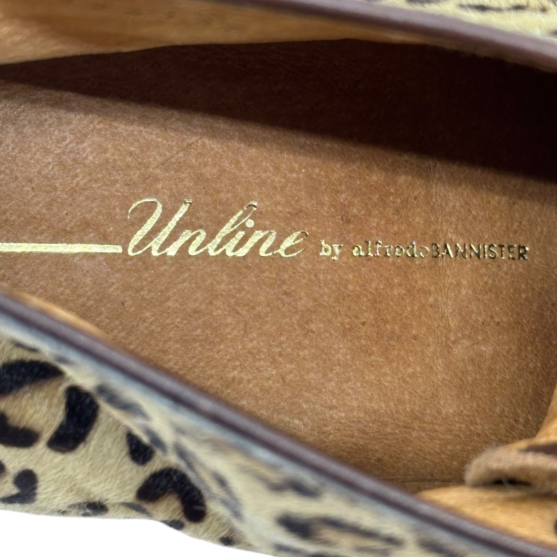alfredoBANNISTER(アルフレッドバニスター) レオパードチャッカブーツ 40(25.0~25.5) ベージュ UNLINE