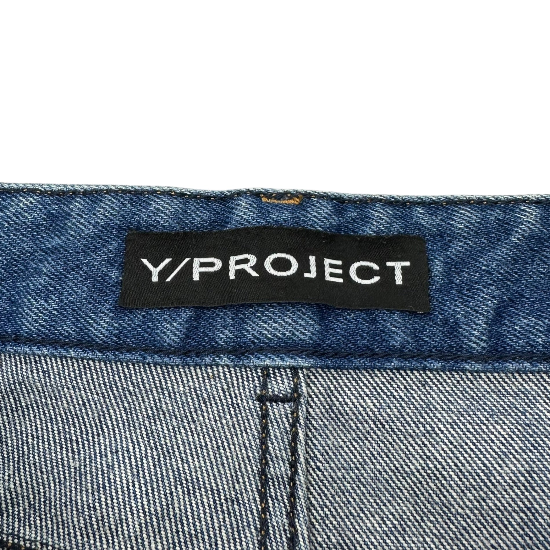 Y/Project(ワイプロジェクト) 17AW Double Center Reconstruction Design Denim Pants ダブル センター 再構築 デザイン デニム パンツ JEAN8-S14 S ライトインディゴ