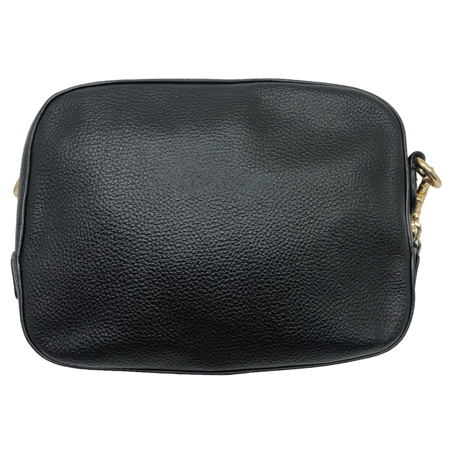 COACH(コーチ) Camera bag カメラ バッグ 29411 ブラック×ゴールド ショルダー バッグ ぺブルドレザー チェーン