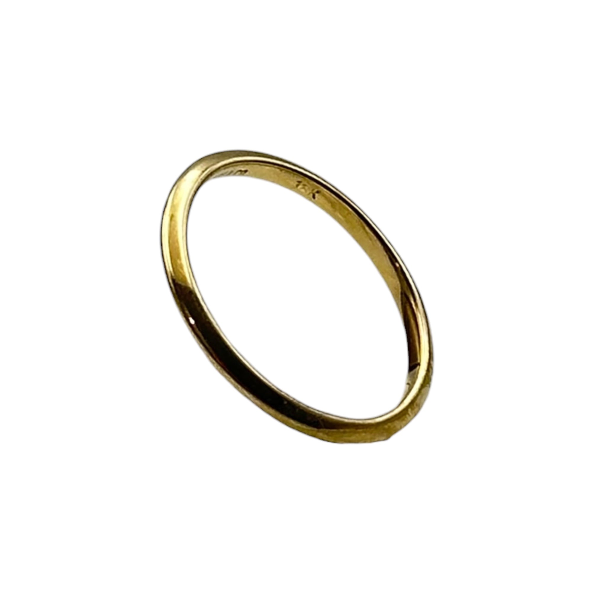 TIFFANY & CO.(ティファニー) ~70’s Vintage Basic Wedding Ring ヴィンテージ ベーシック ウェディング リング 指輪 15号 ゴールド 18K(アトケー) 2.0g ~1970年代