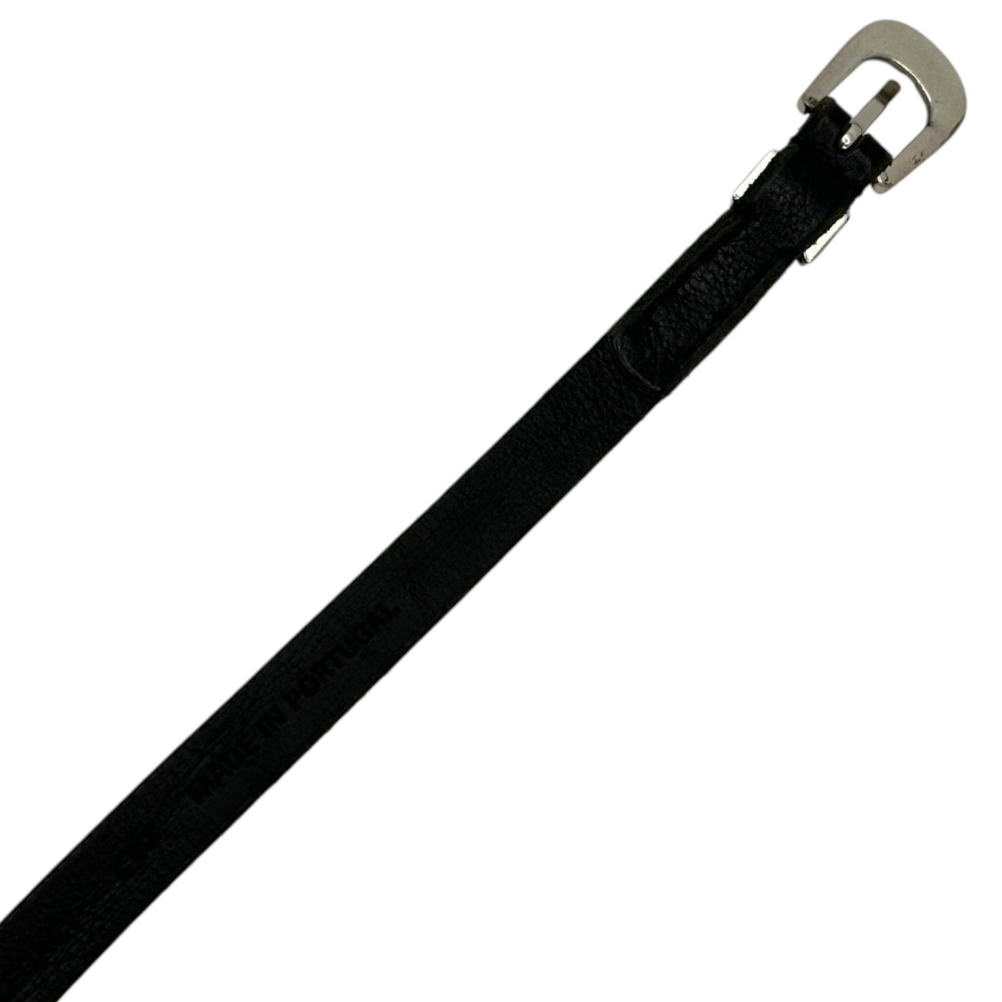 OUR LEGACY(アワーレガシー) BELT 2 CM ナロー ベルト 80 ブラック