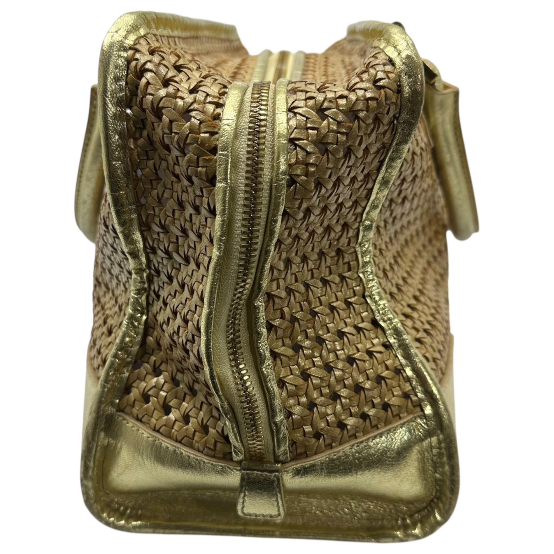 LOEWE(ロエベ) AMAZONA36 Gold Mesh Bag アマソナ 36 ゴールド メッシュ ハンド バッグ ゴールド
