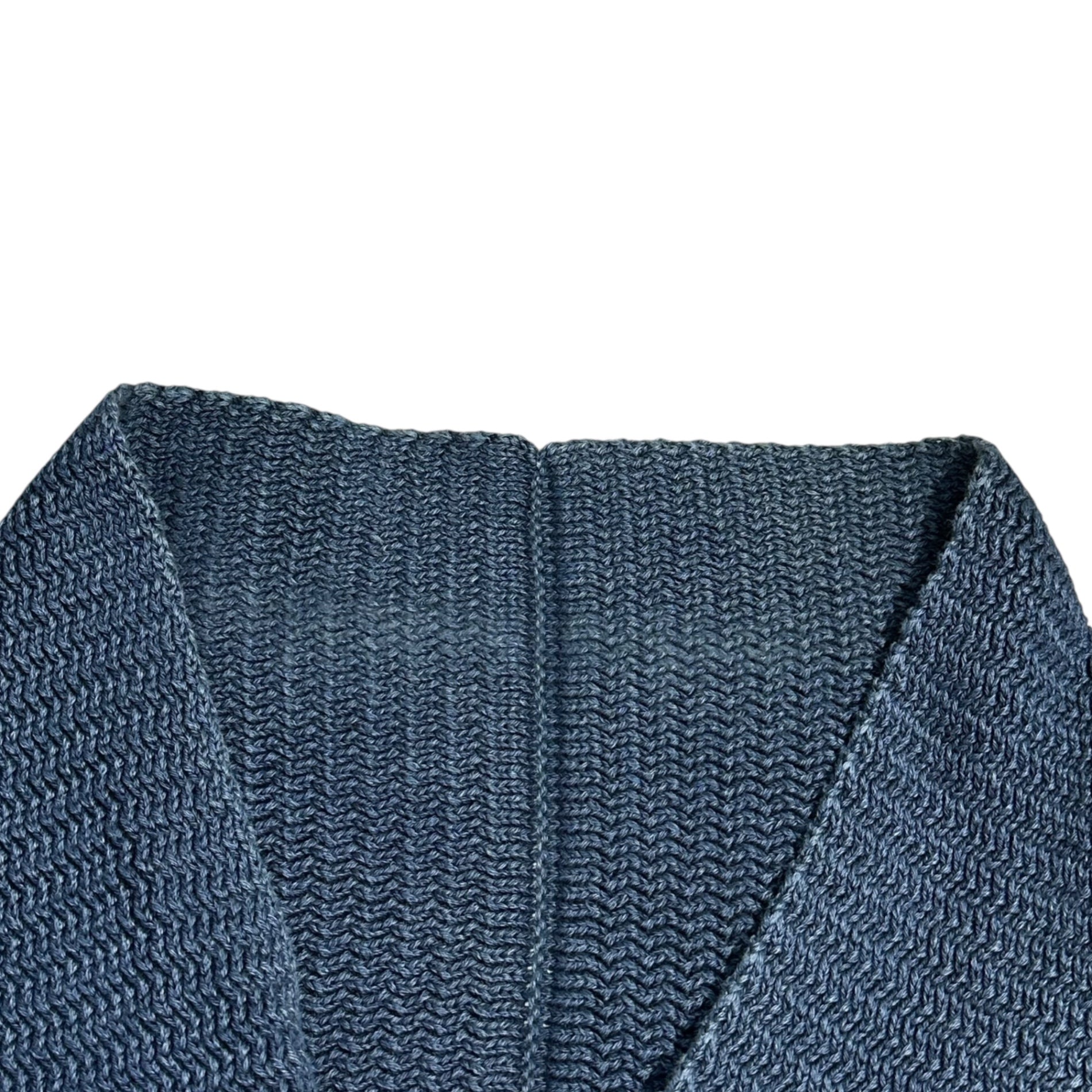 Ron Herman(ロンハーマン) Indigo Knit Shawl Collar Cable Knit Cardigan インディゴニット ショールカラー ケーブルニット カーディガン 512080134-1071 M インディゴ