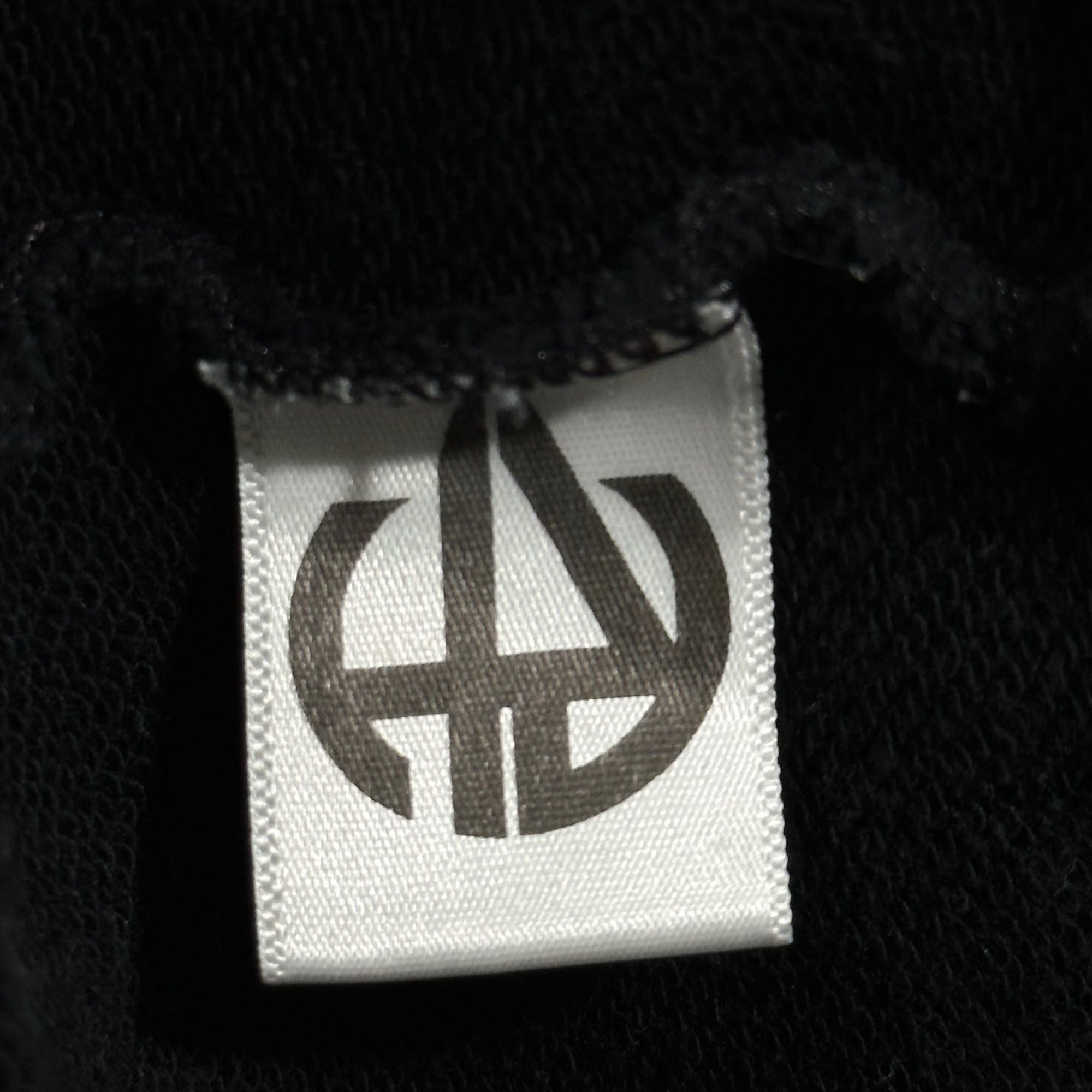 Richardson(リチャードソン) Logo-Stitched Crew-Neck Sweatshirt ロゴ ステッチ クルーネック スウェット M ブラック 海外通販サイト購入品