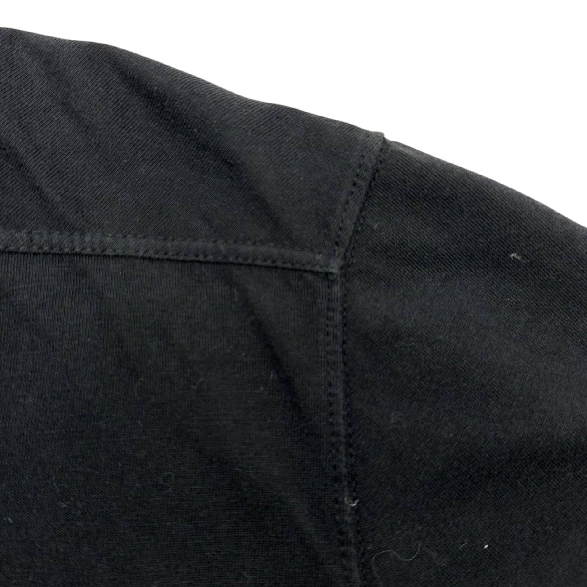DRKSHDW(ダークシャドウ) 15SS Ribbed long-sleeved crew-neck cut and sewn リブ 長袖 クルーネック カットソー DU15S9260 XS ブラック