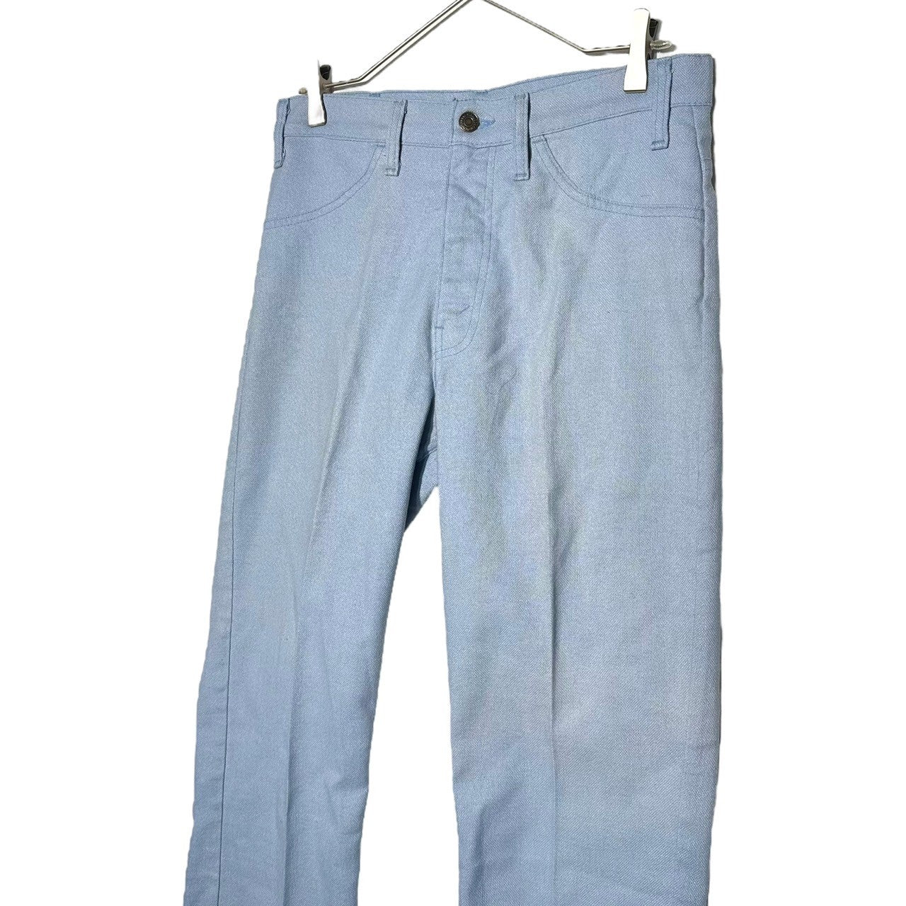 Levi's(リーバイス) 70's STA PREST PANTS slacks 70年代 スタプレ パンツ スラックス W32 ブルー TALON42ジップ