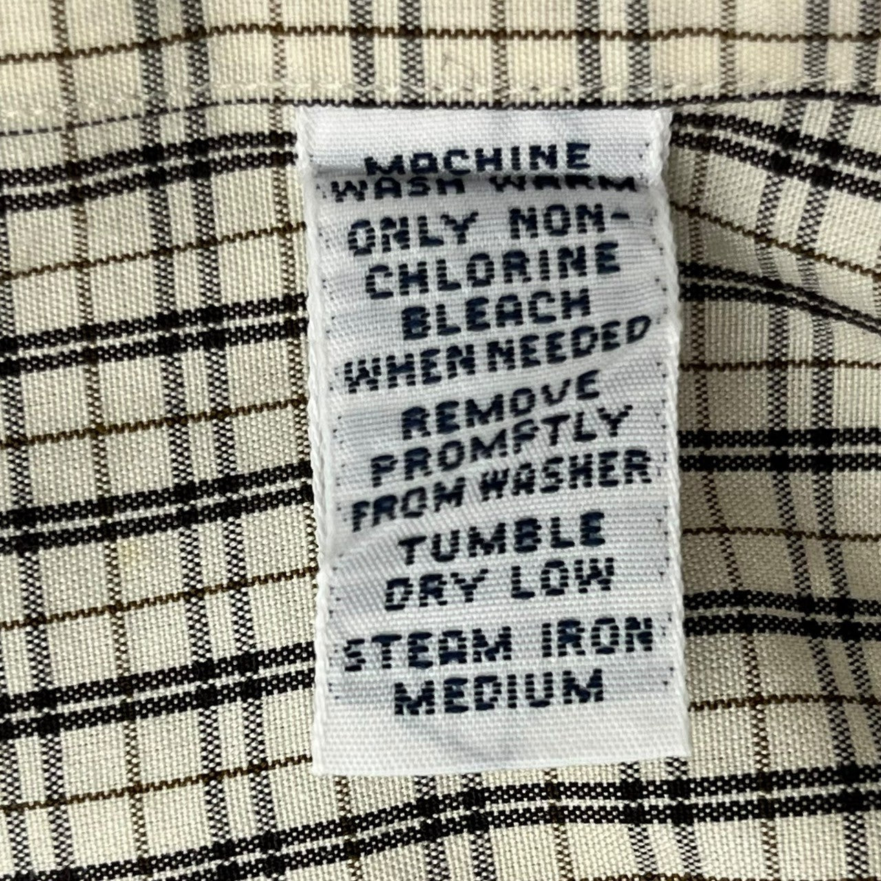 POLO RALPH LAUREN(ポロラルフローレン) 90's "JEROME" oversized check shirt オーバーサイズ チェック シャツ L ベージュ 90年代