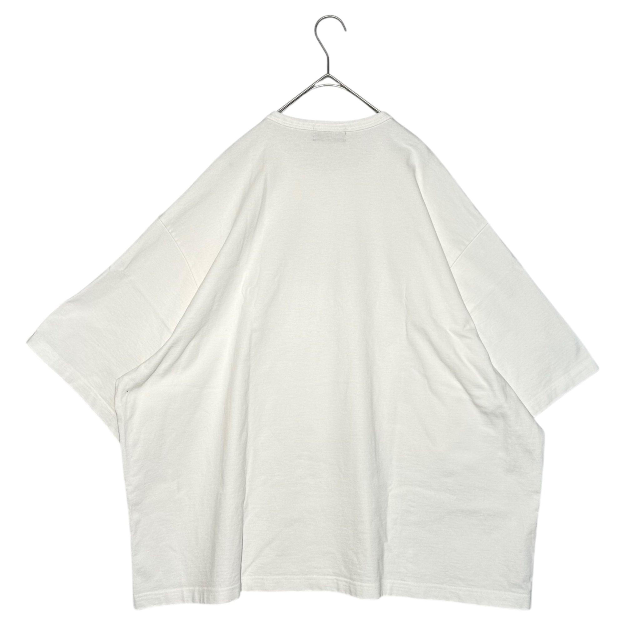 kolor(カラー) 23SS ”とんだ林蘭” Hard Jersey Printed T-Shirt Over TEE 度詰めハード天竺プリントTシャツ オーバー カットソー 23SCM-T12207 2 ホワイト Tシャツ