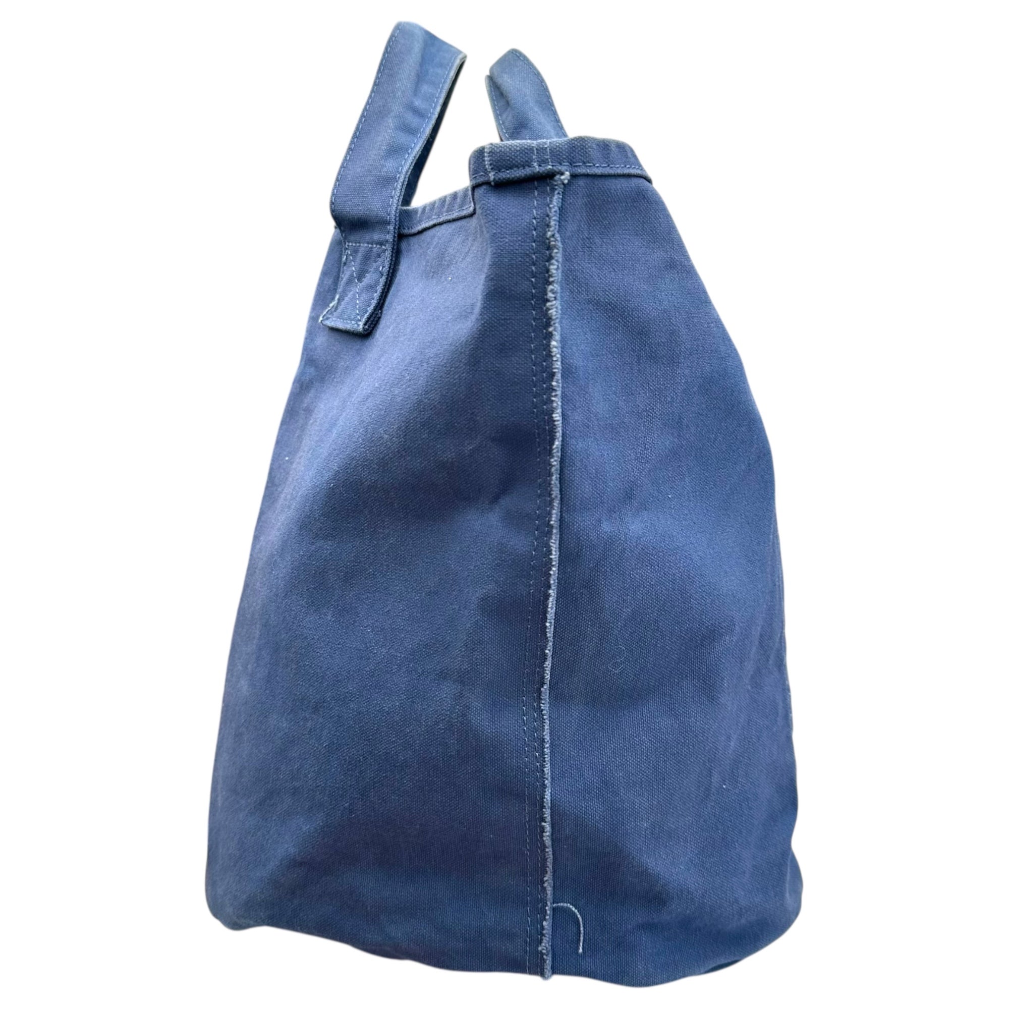 TAO(タオ) 24SS Paraffin-coated Product Wash Tote Bag パラフィン加工 製品洗 トート バッグ TM-K202 ネイビー