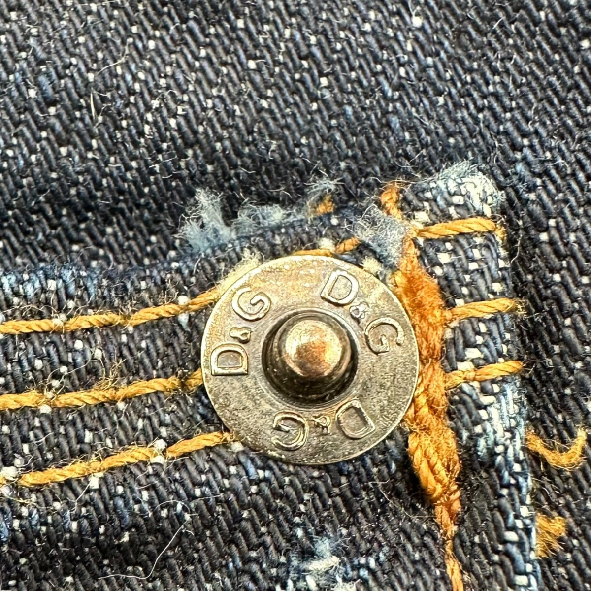 D&G(ディー&ジードルガバドルチェ&ガッバーナ) Straight Denim Pants ストレート デニム パンツ 32 インディゴ