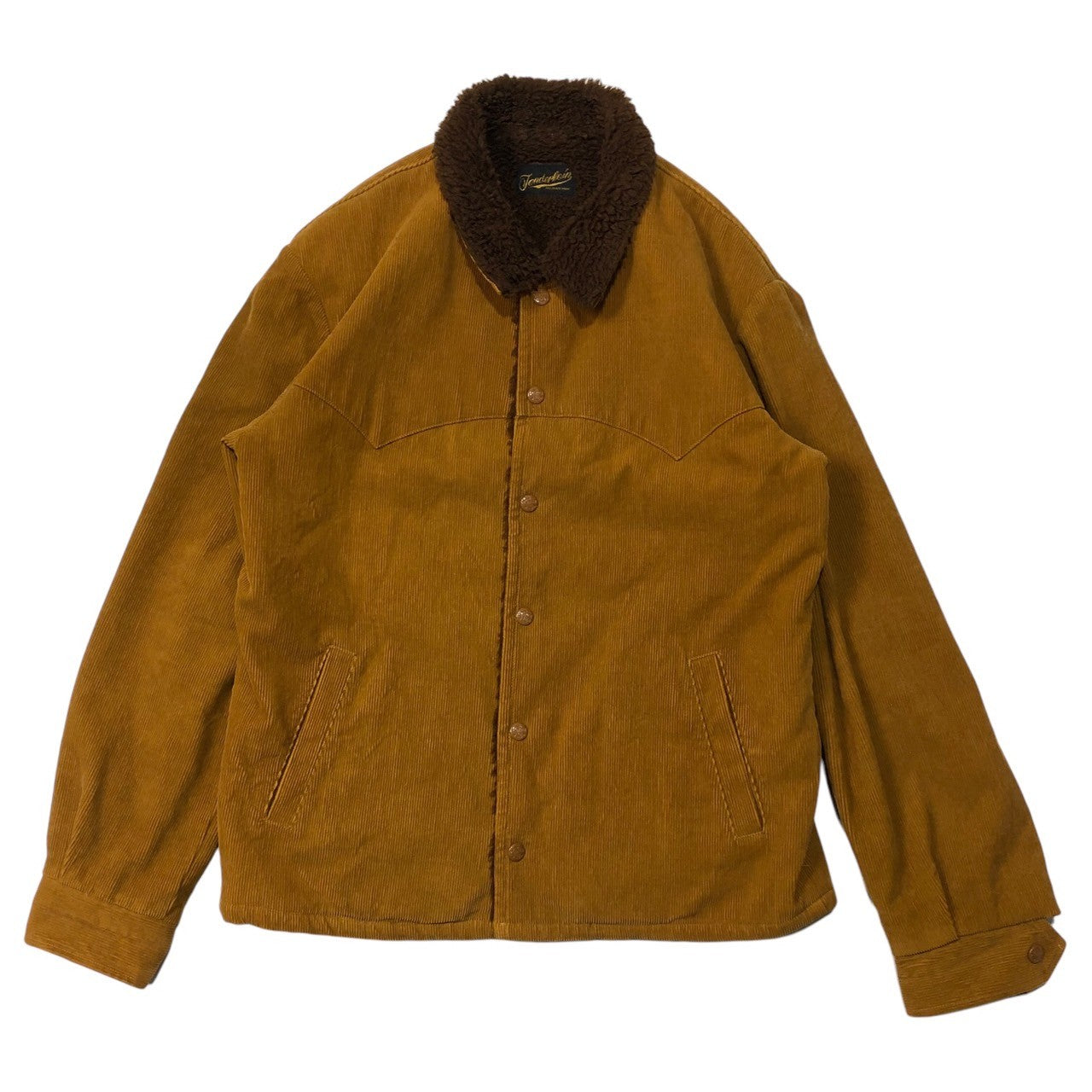 TENDERLOIN(テンダーロイン) T-SADDLE CORDUROY JKT サドル コーデュロイ ジャケット ウエスタン S マスタード×ブラウン